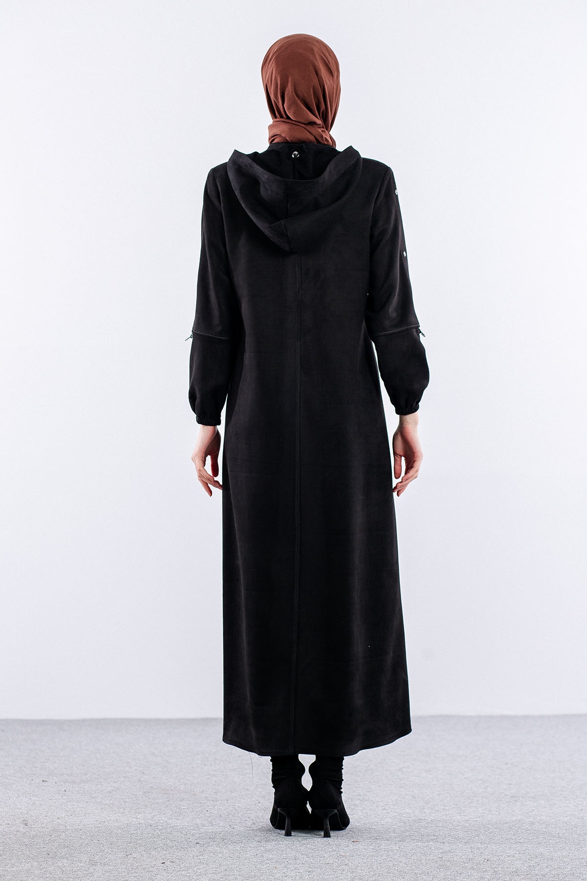 690 Pardesü 40-50 Süet - Siyah - 4