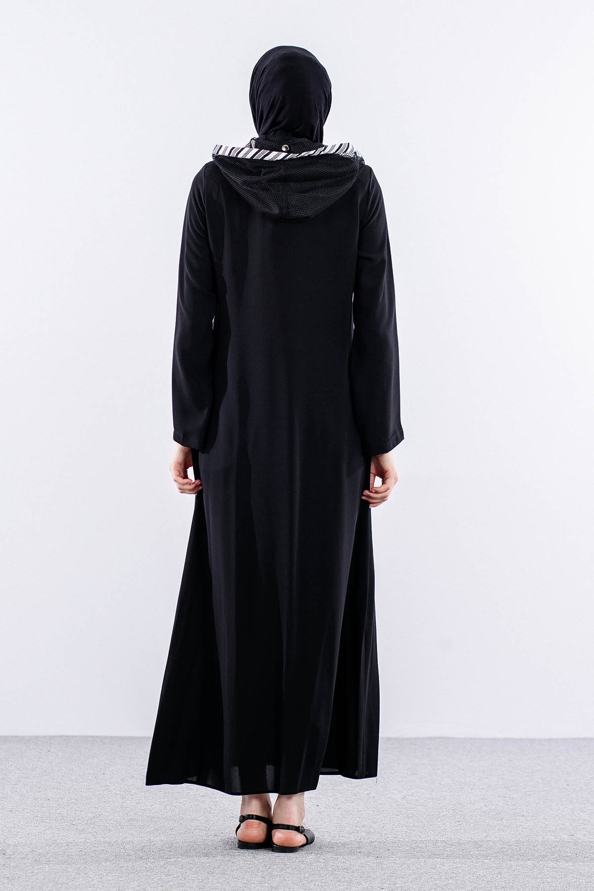 7012 Ferace 40-50 - Siyah - 4