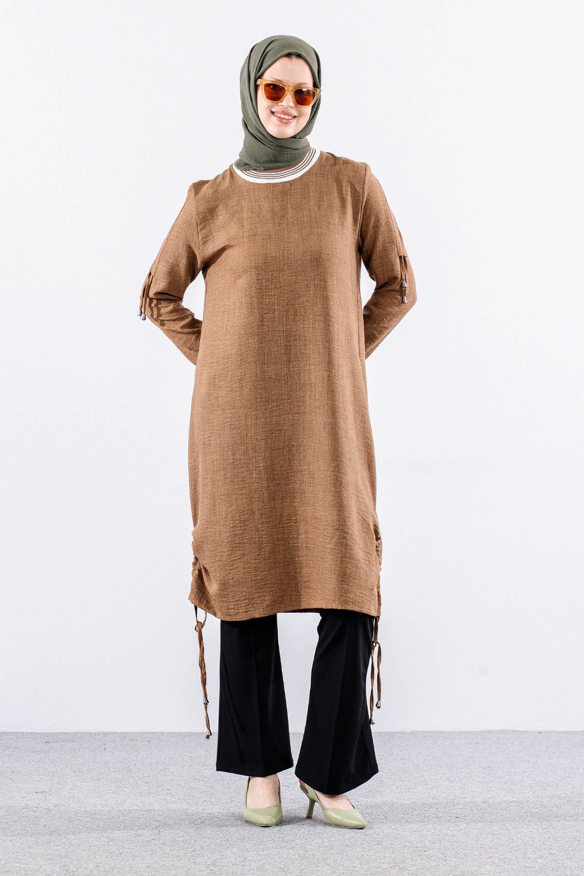 7016 Tunik 2-3-4-5 - Kahve - 2