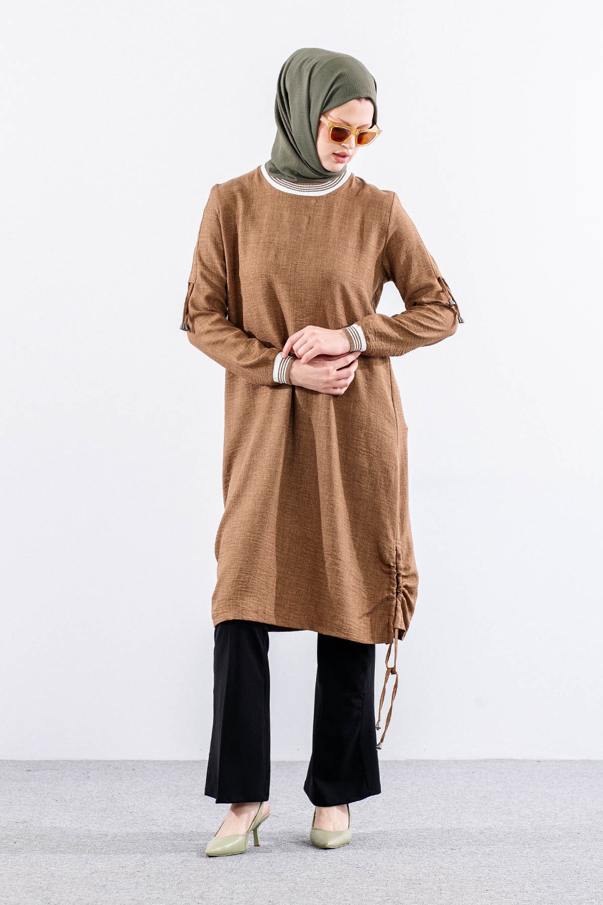 7016 Tunik 2-3-4-5 - Kahve - 3