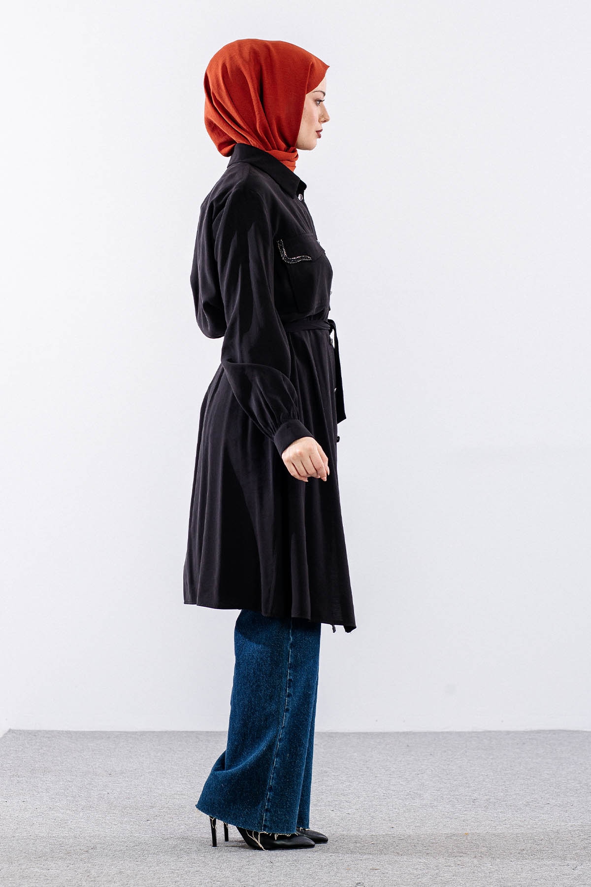 7033 Tunik 46-52 - Siyah - 3