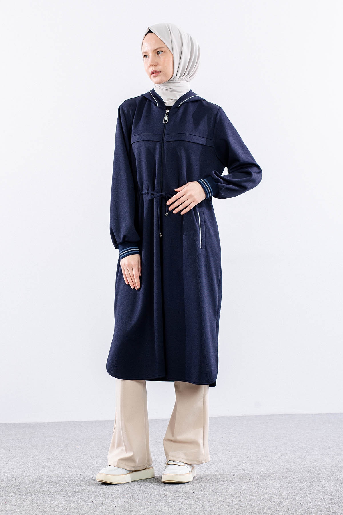 7043 A.boy Kap 46-52 Sim Detay - Lacivert - 1