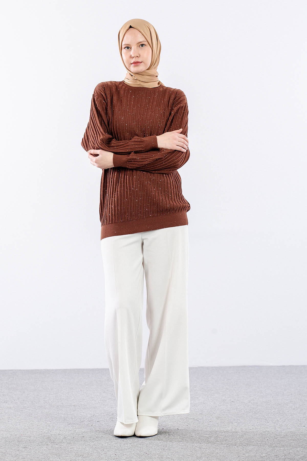 7085 Kazak Tek - Kahve - 2