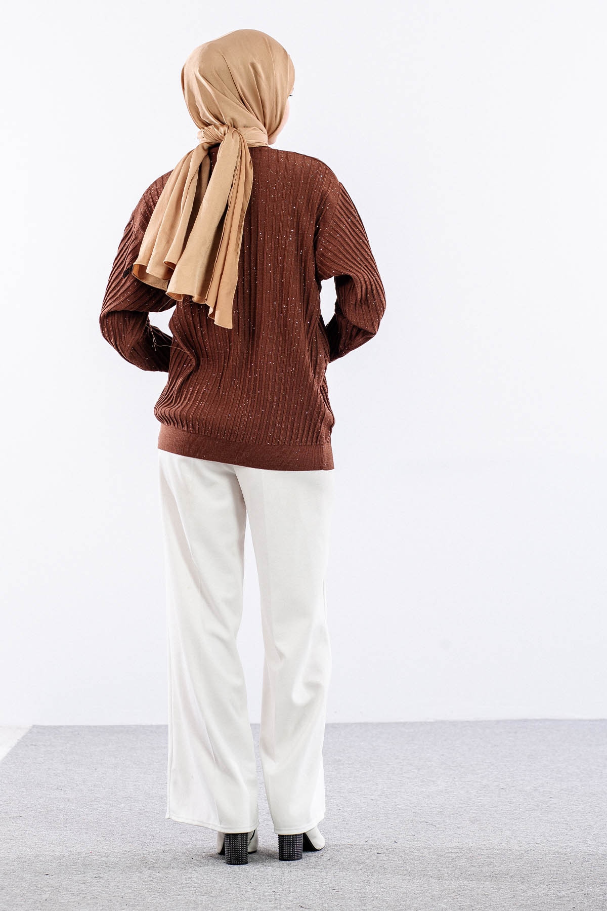 7085 Kazak Tek - Kahve - 5