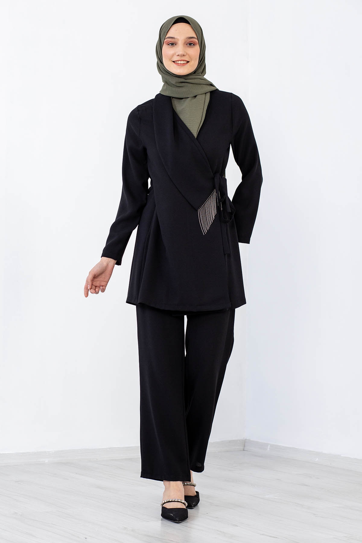 7520 Takim 38-46 Zncr - Siyah - 1