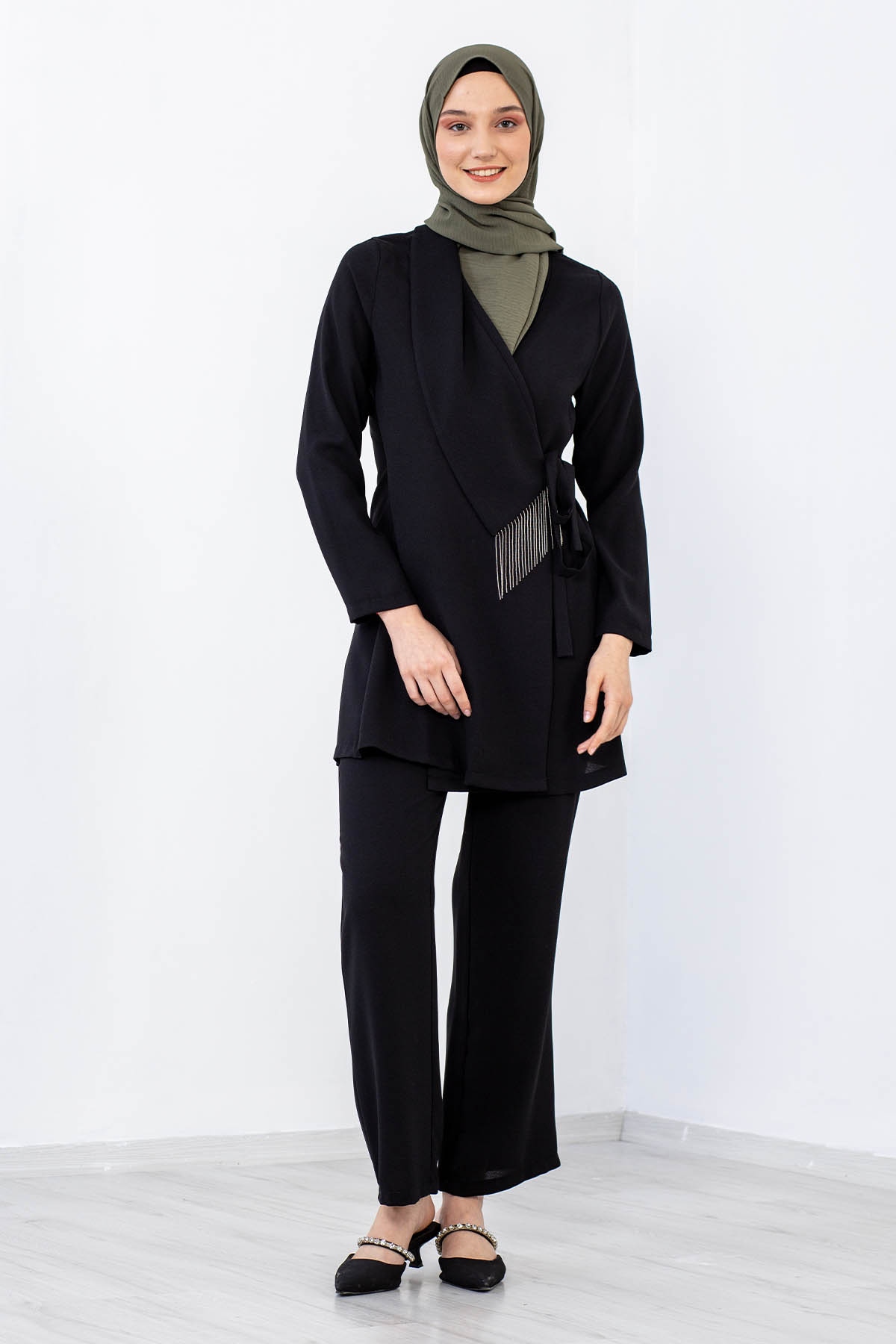 7520 Takim 38-46 Zncr - Siyah - 2