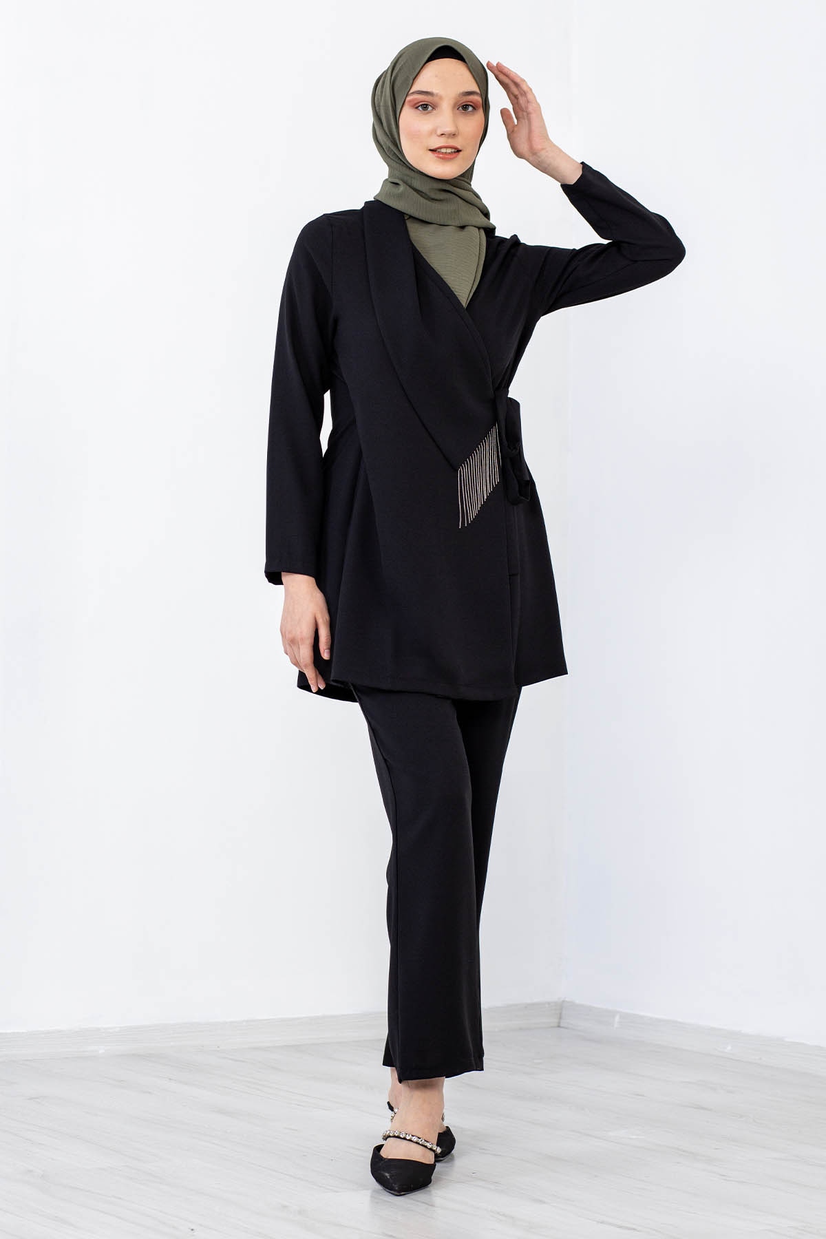 7520 Takim 38-46 Zncr - Siyah - 3