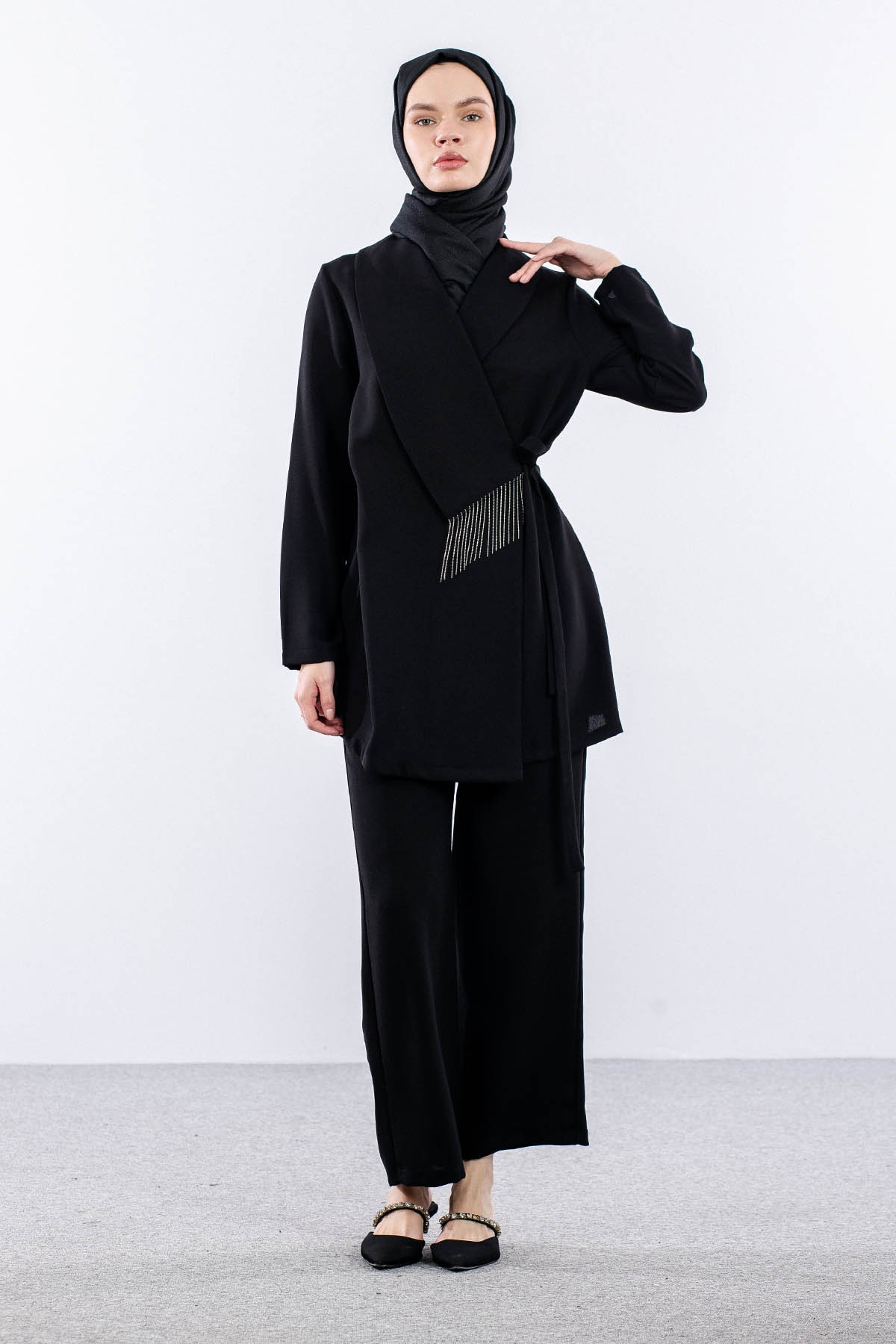 7520 Takim 40-48 Zincir Detay - Siyah - 3