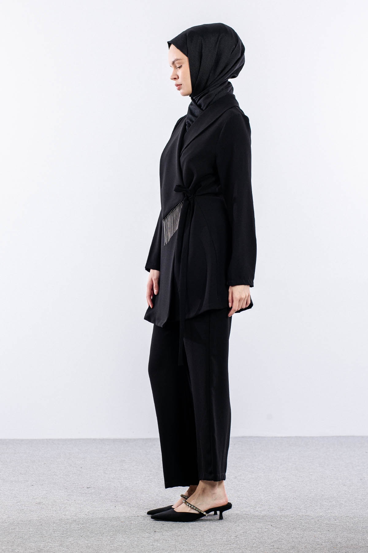 7520 Takim 40-48 Zincir Detay - Siyah - 5