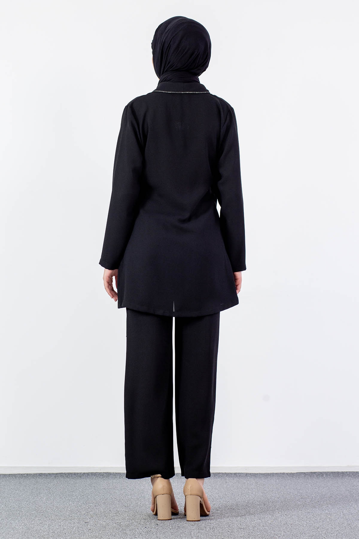 7558 şik Takim 40-48 - Siyah - 5