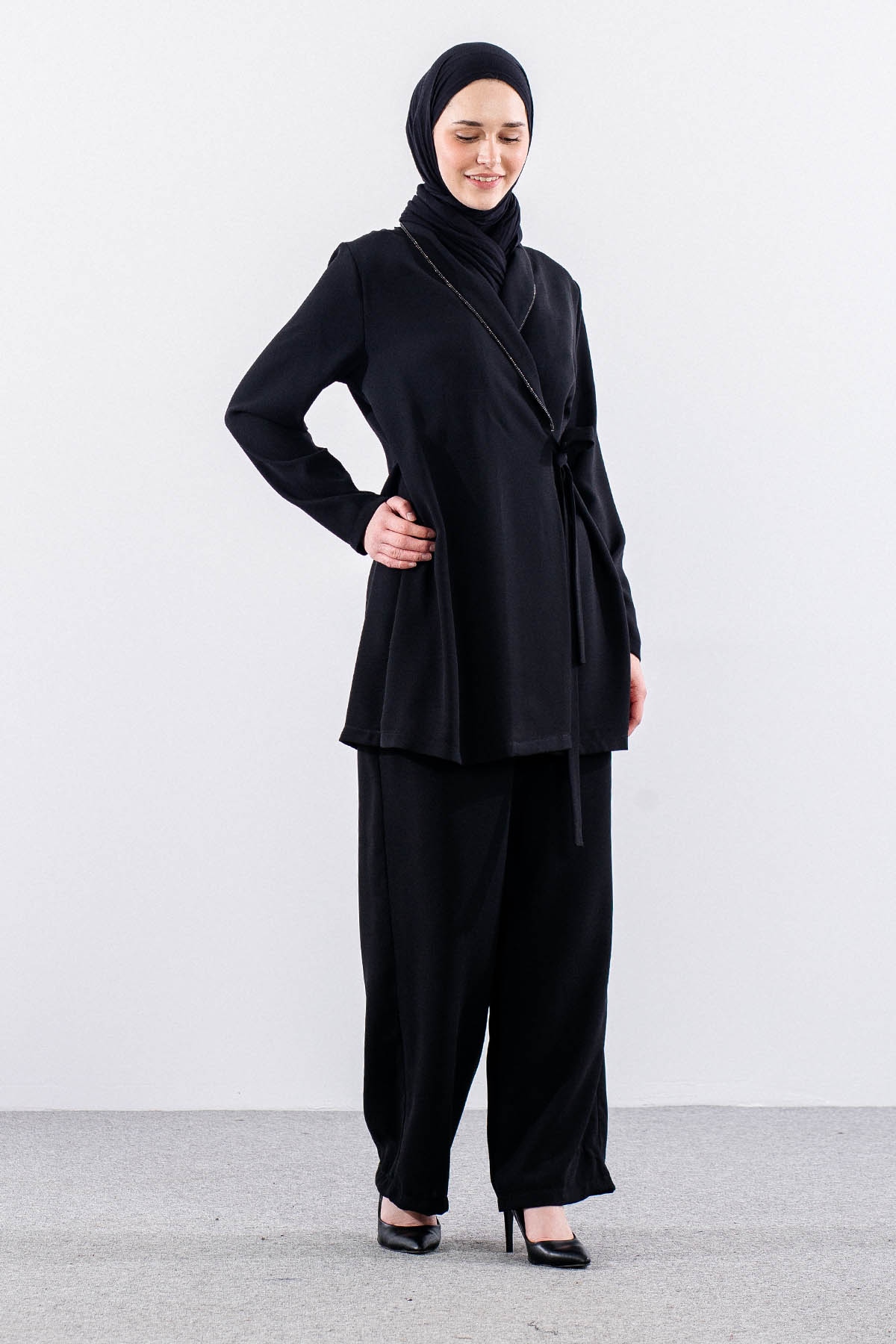 7558 Takim 40-48 Bağli - Siyah - 2