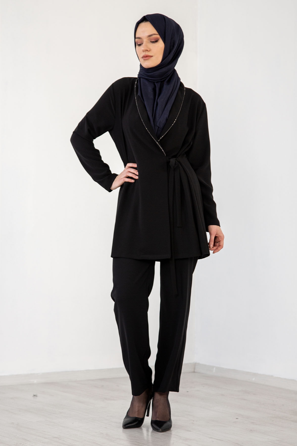 7558 Takim 40-48 - Siyah - 1