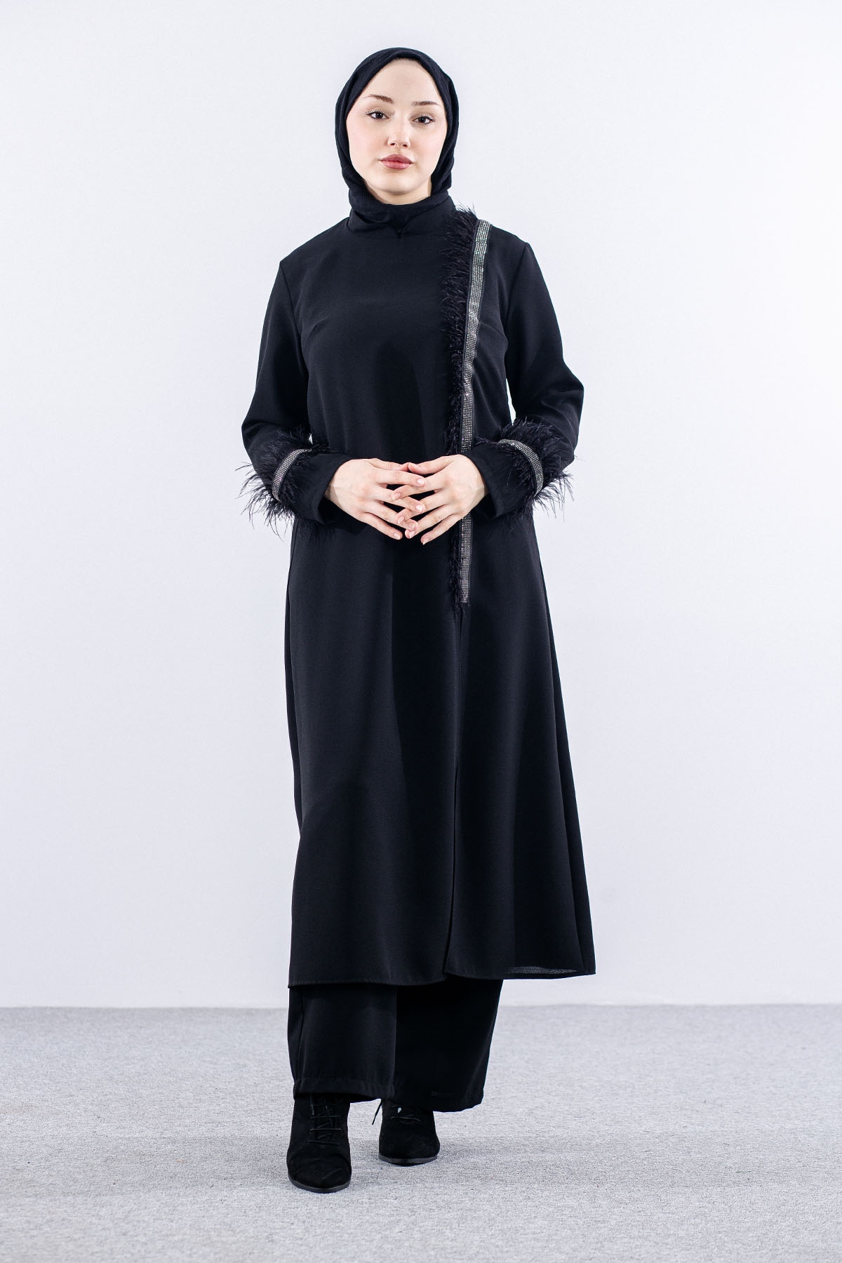 7561 şik Takim 44-52 - Siyah - 2