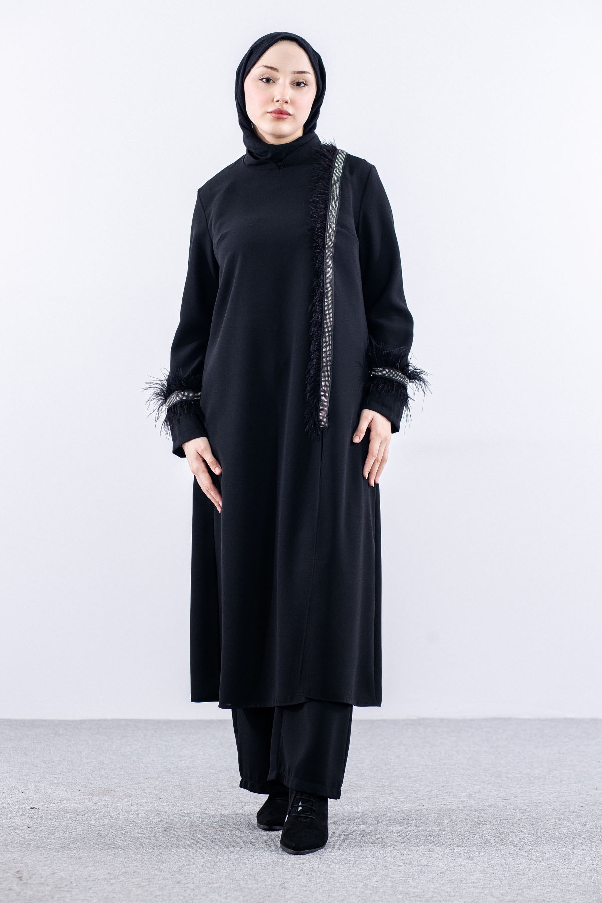 7561 şik Takim 44-52 - Siyah - 3