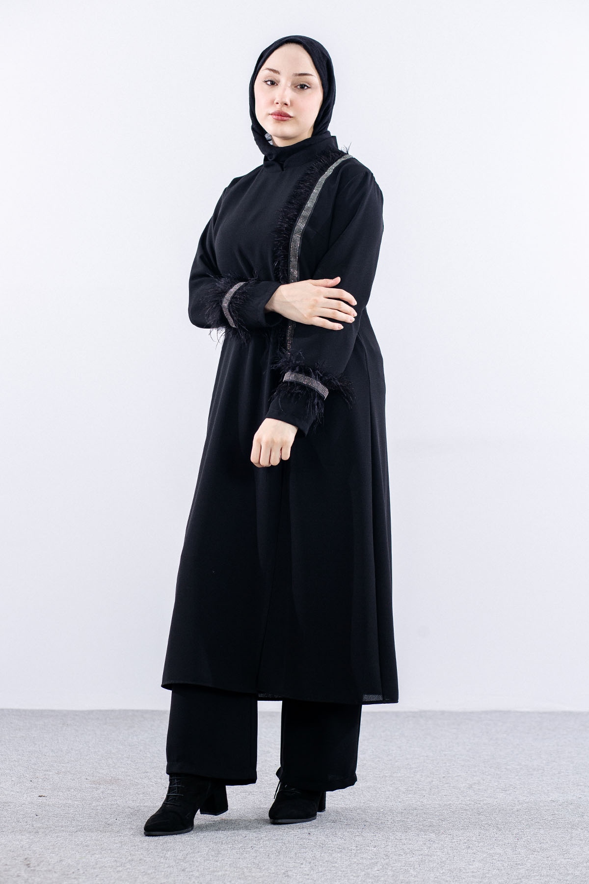 7561 şik Takim 44-52 - Siyah - 4