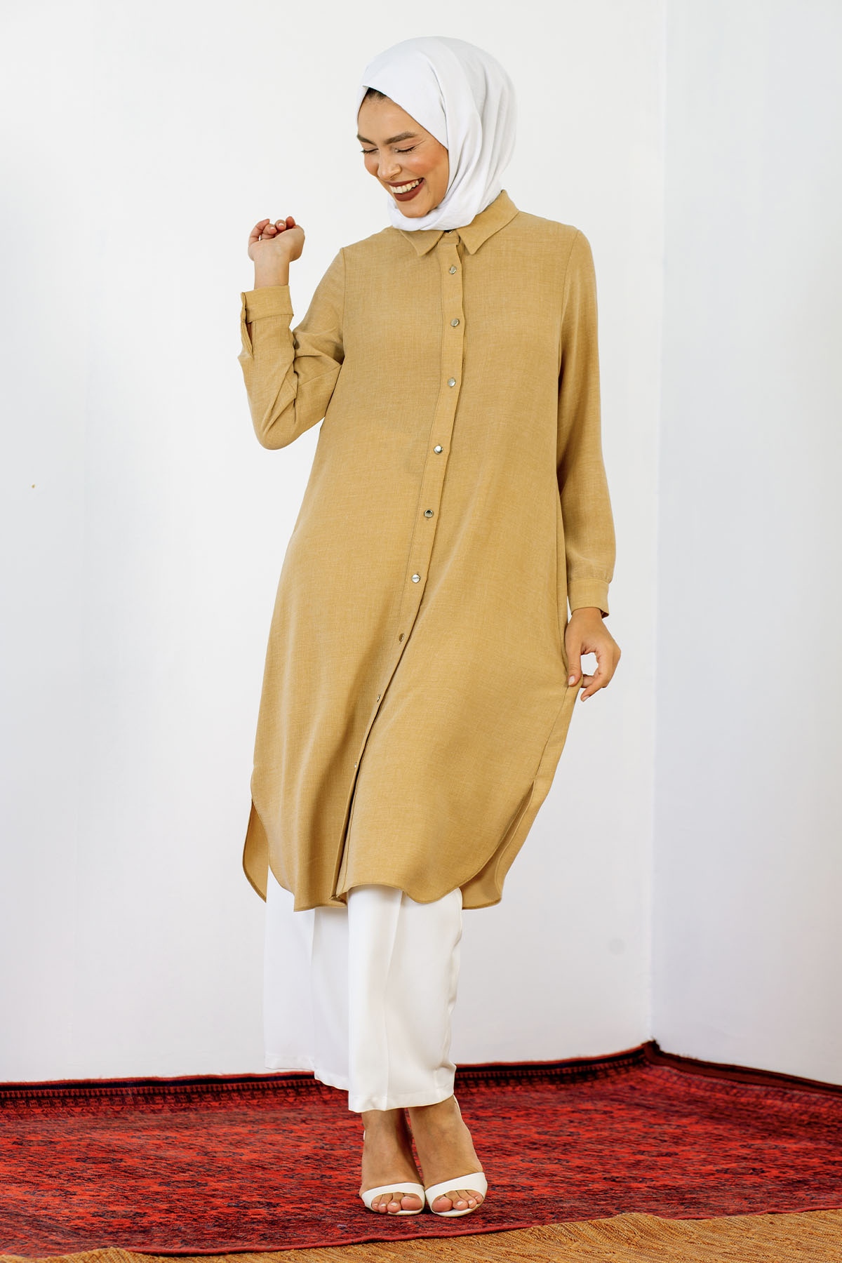 7596 Tunik 40-48 - Bej - 3