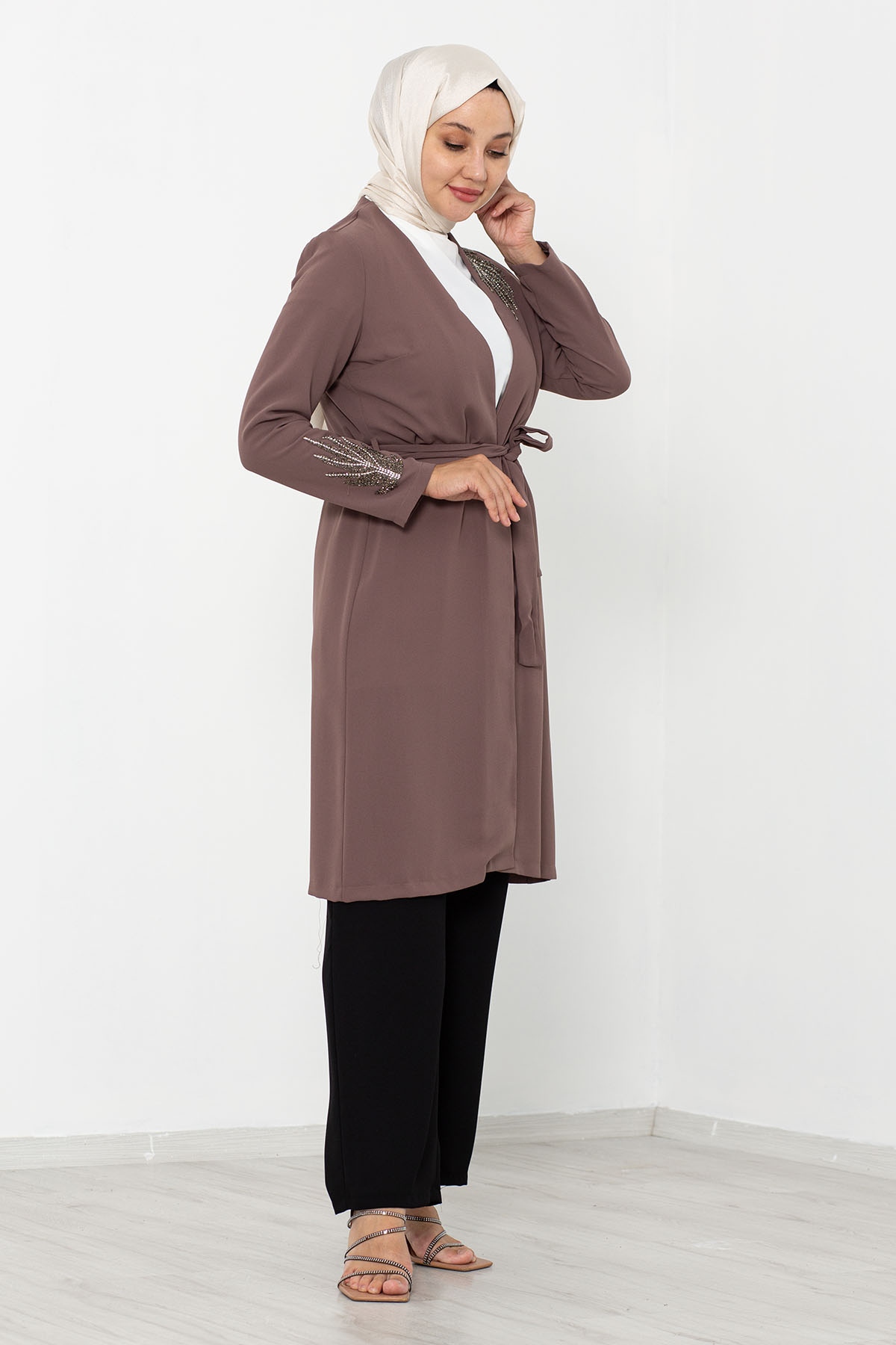 7598 şik Takim 40-48 - Kahve - 1