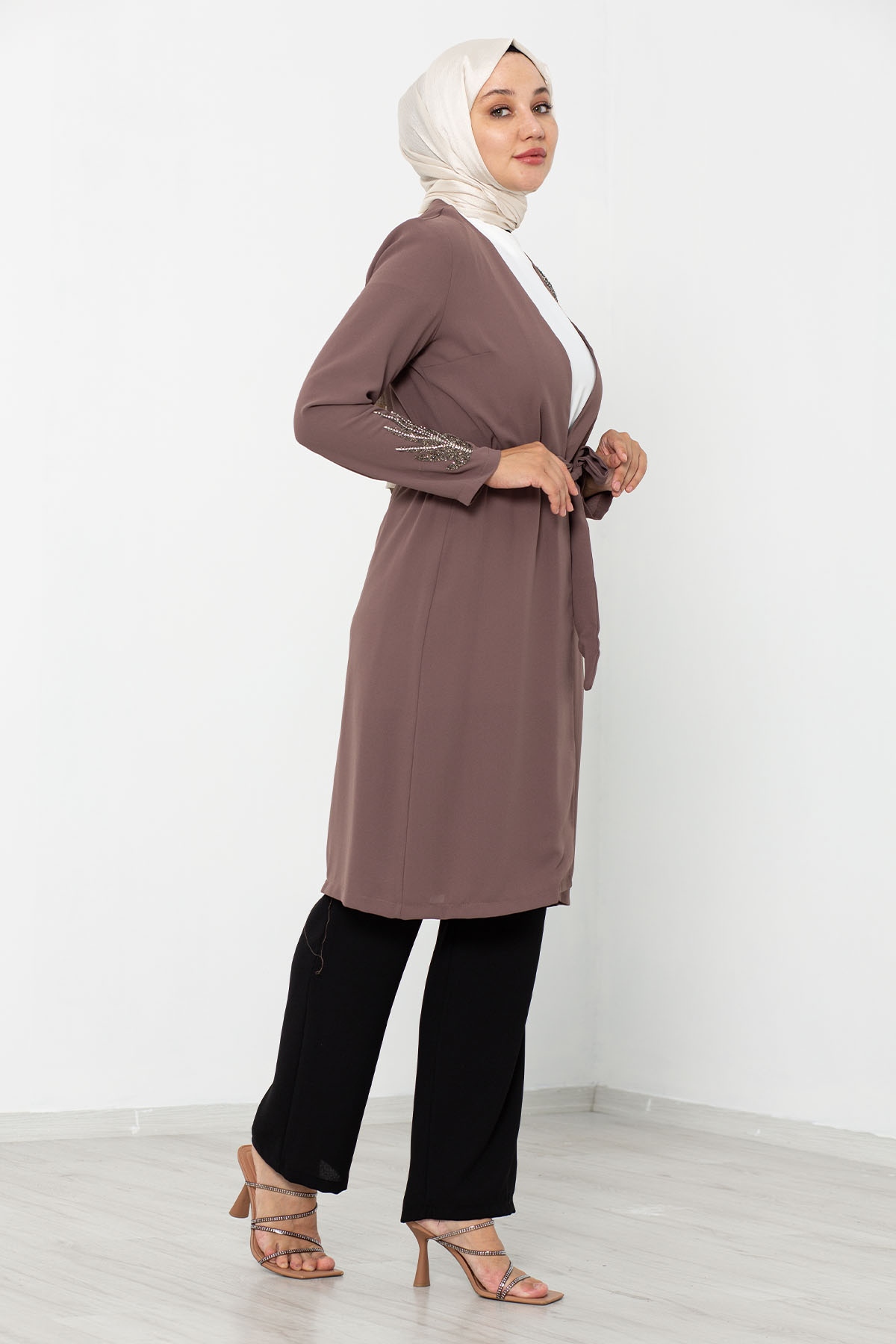 7598 şik Takim 40-48 - Kahve - 4