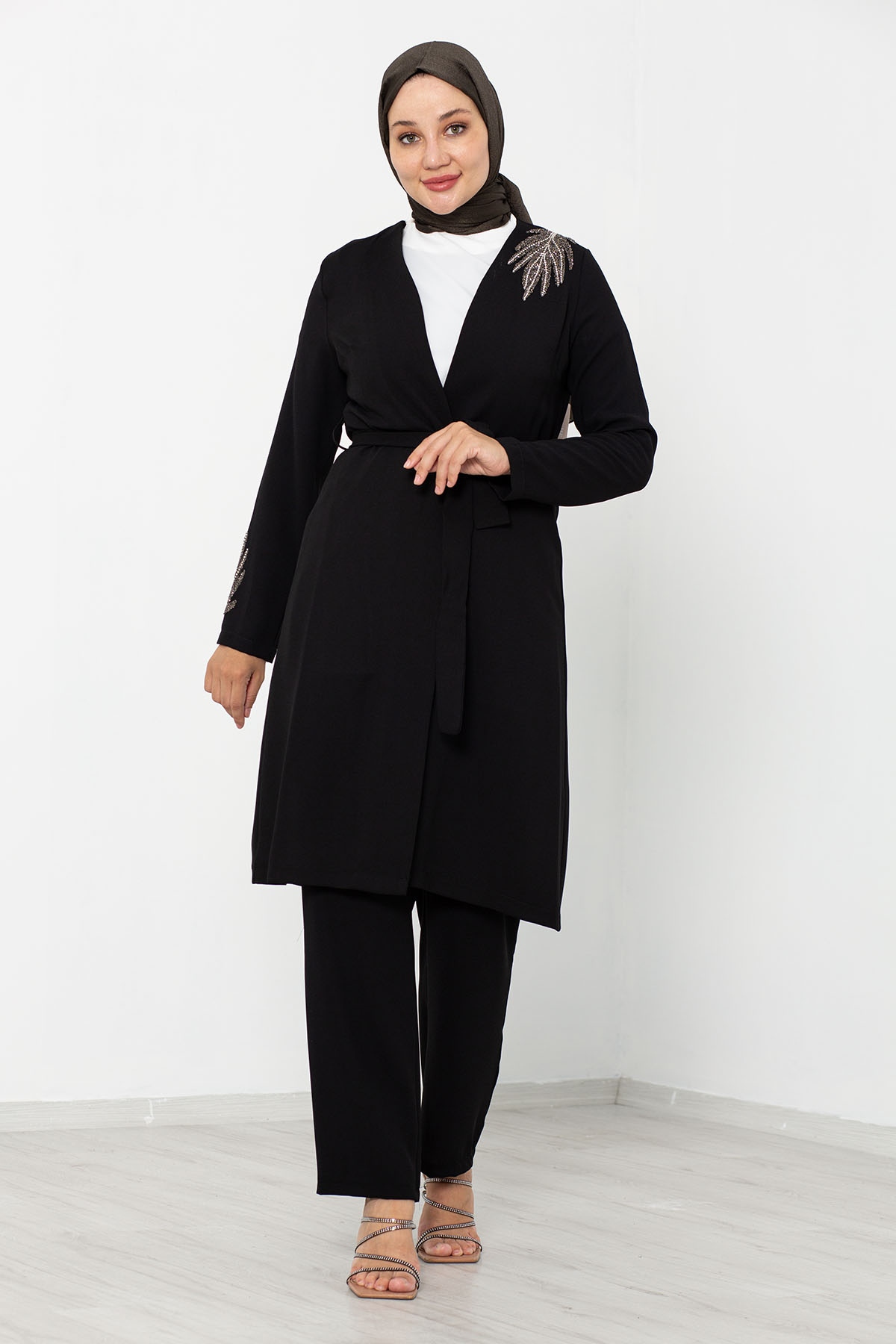 7598 şik Takim 40-48 - Siyah - 1