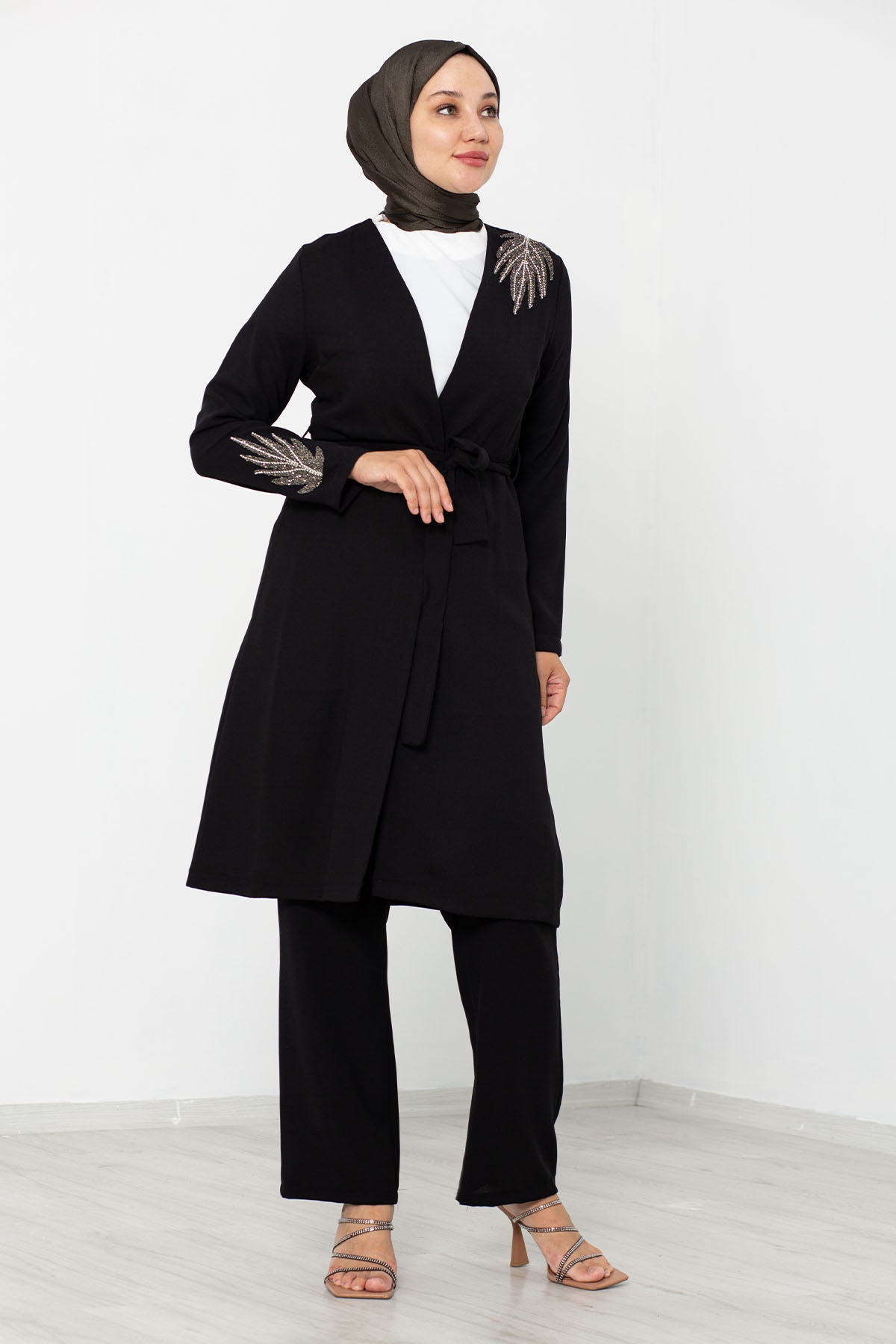 7598 şik Takim 40-48 - Siyah - 2