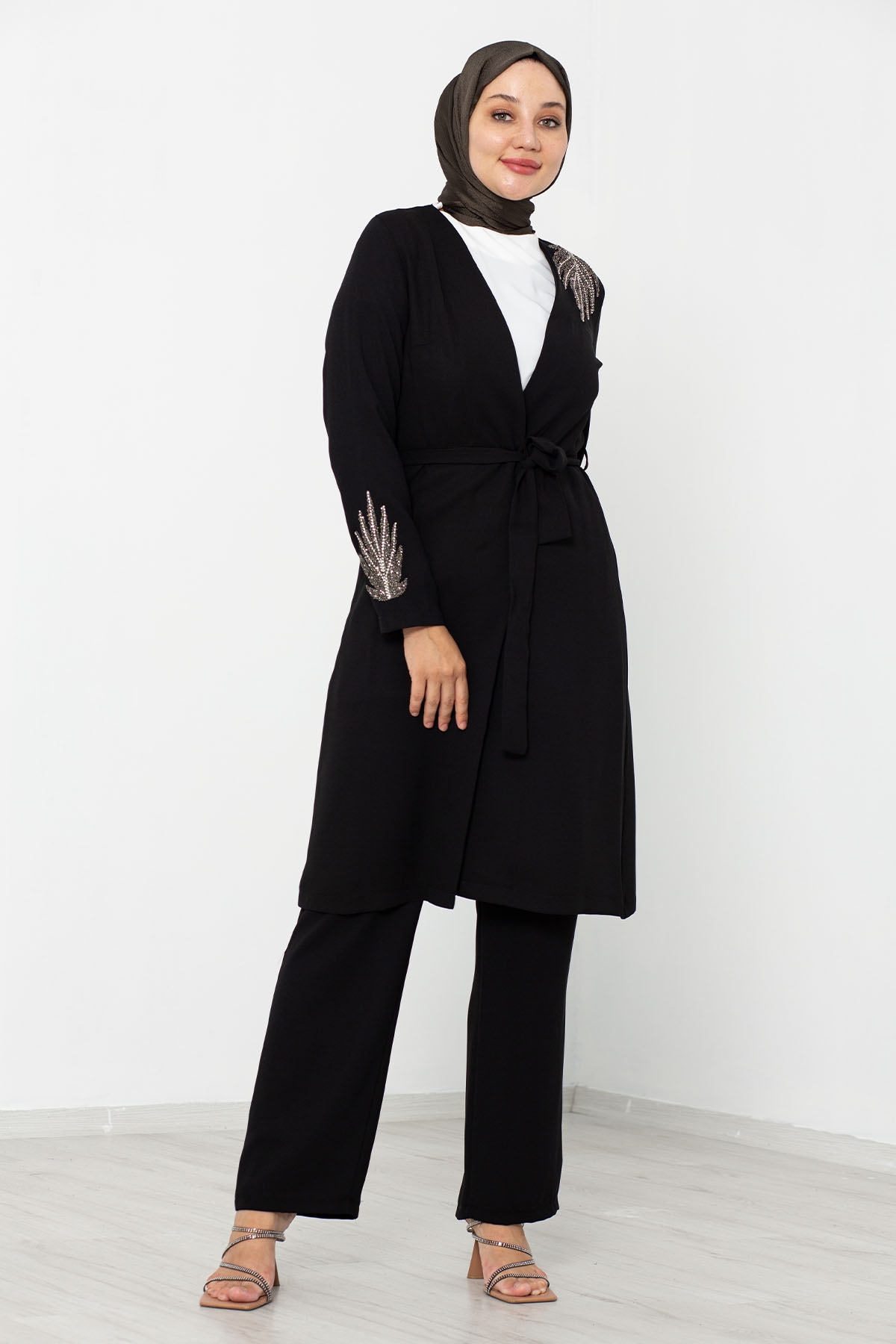 7598 şik Takim 40-48 - Siyah - 3