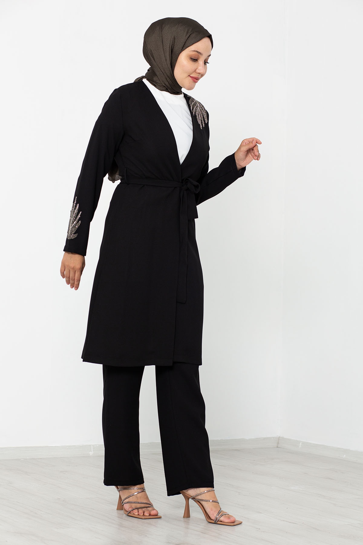 7598 şik Takim 40-48 - Siyah - 4