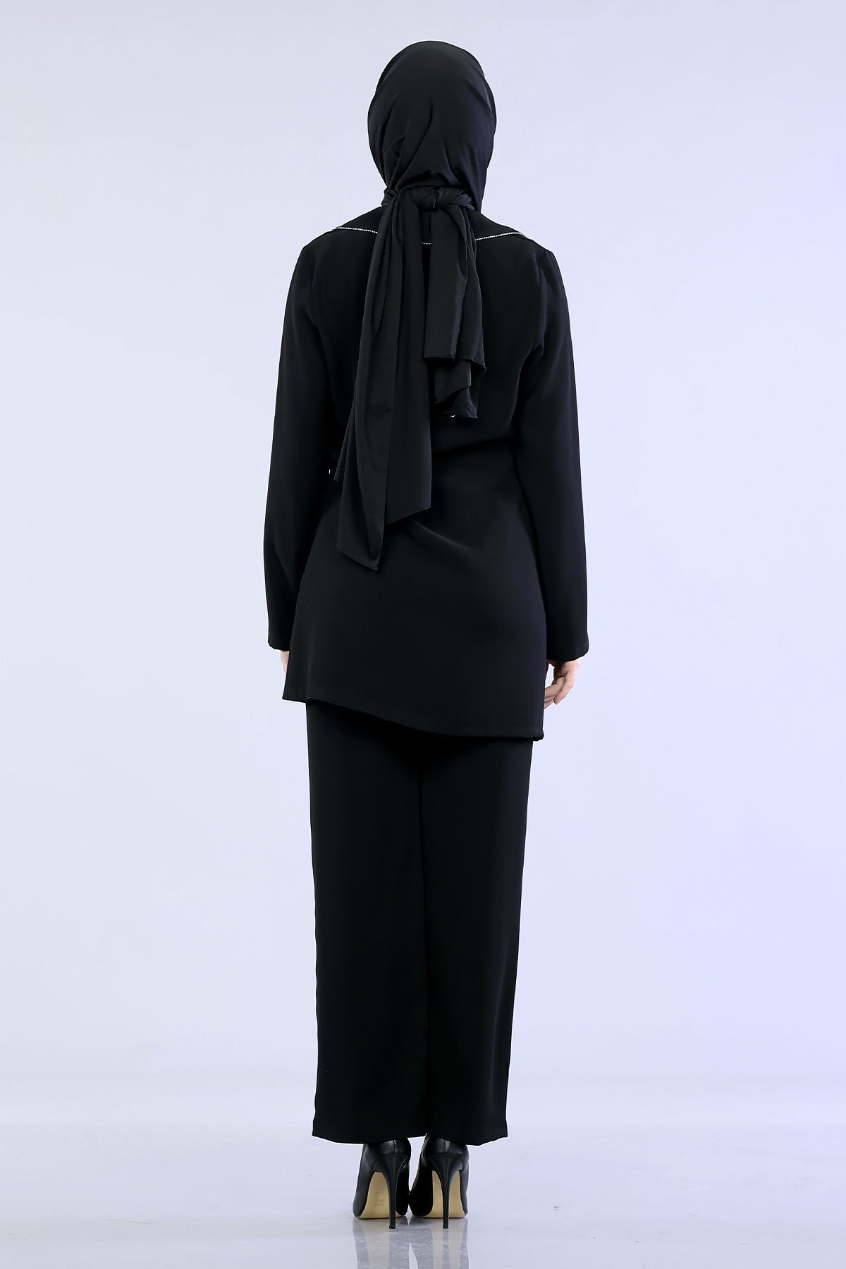 7621 Takim 38-46 Yaprak - Siyah - 6