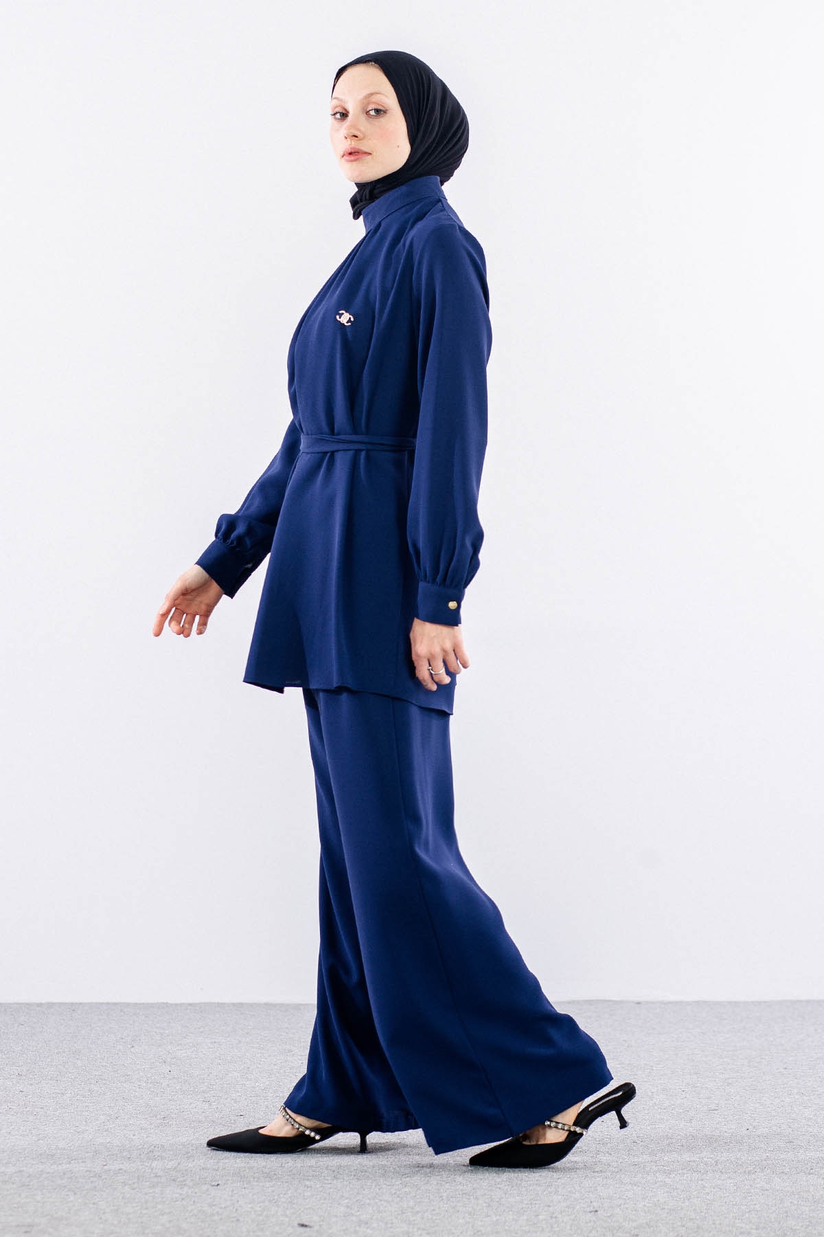 7633 Takim 40-48 Broş Detay - Indigo - 4