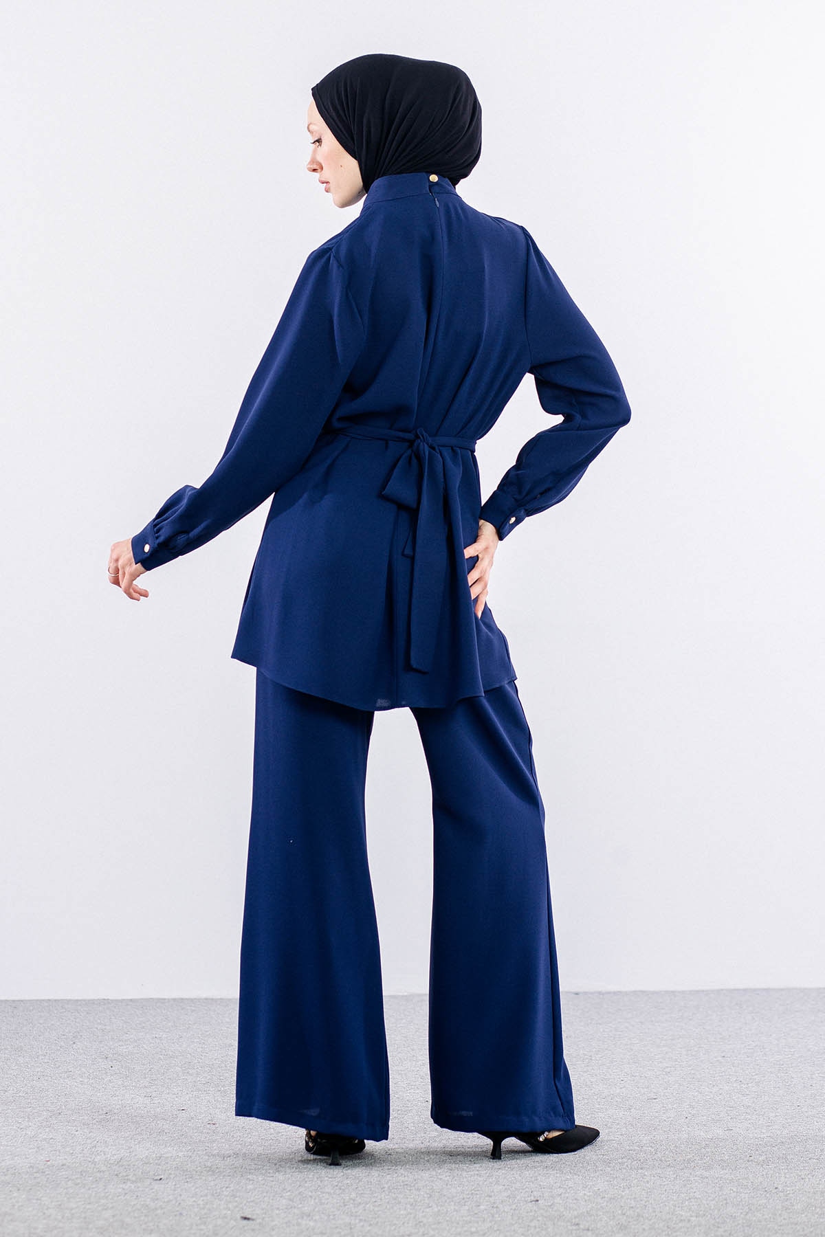 7633 Takim 40-48 Broş Detay - Indigo - 5