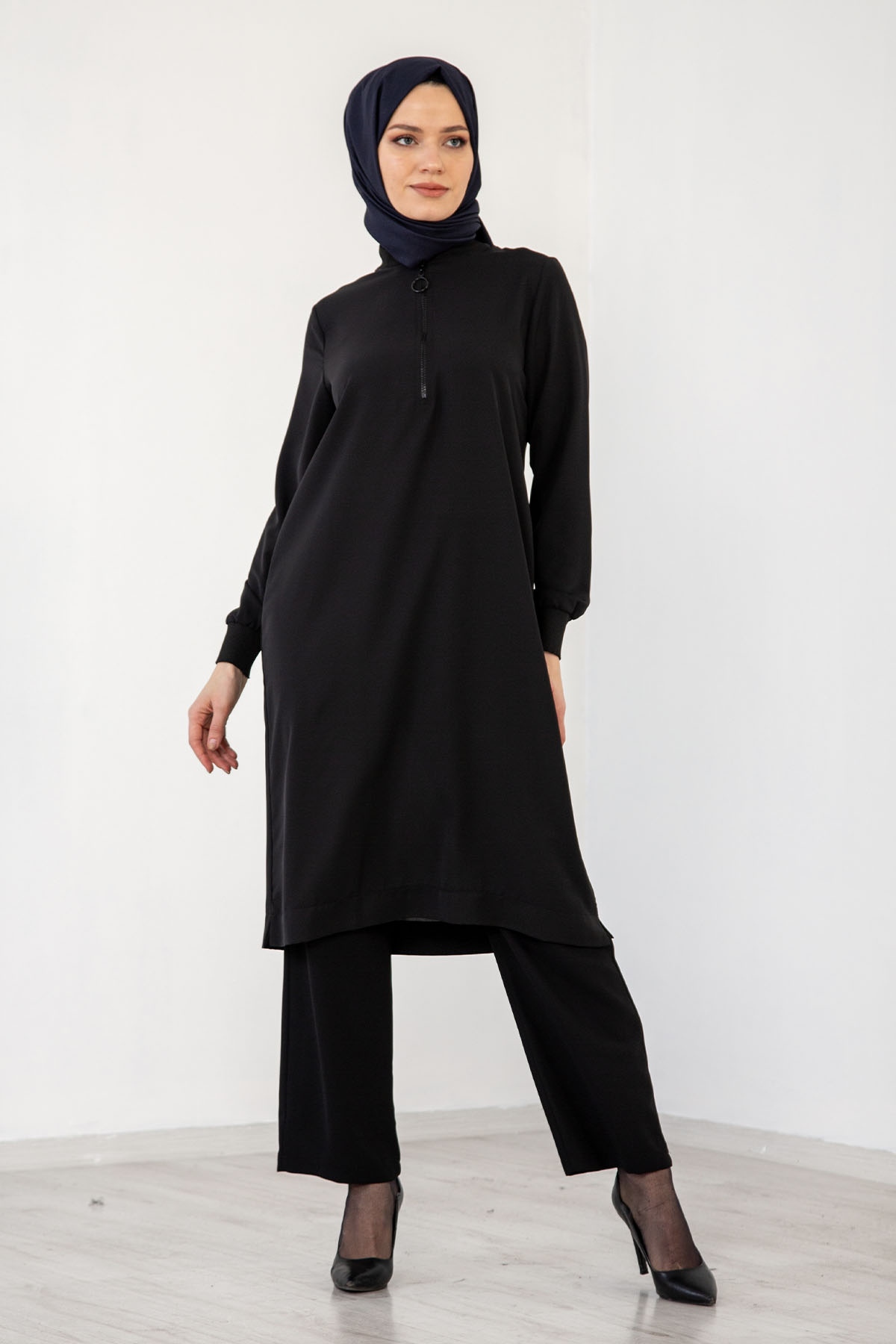 7634 Tunik 40-48 Frmr - Siyah - 2