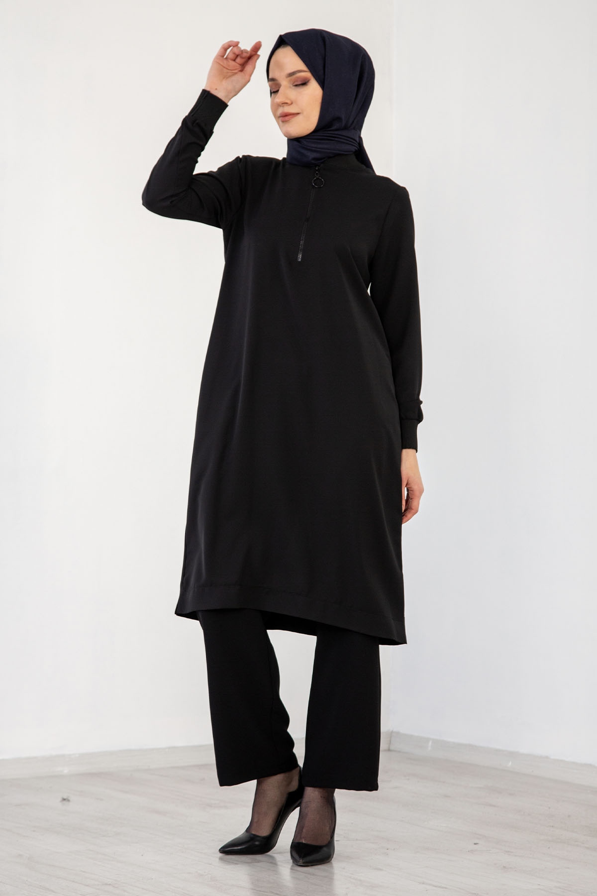 7634 Tunik 40-48 Frmr - Siyah - 3