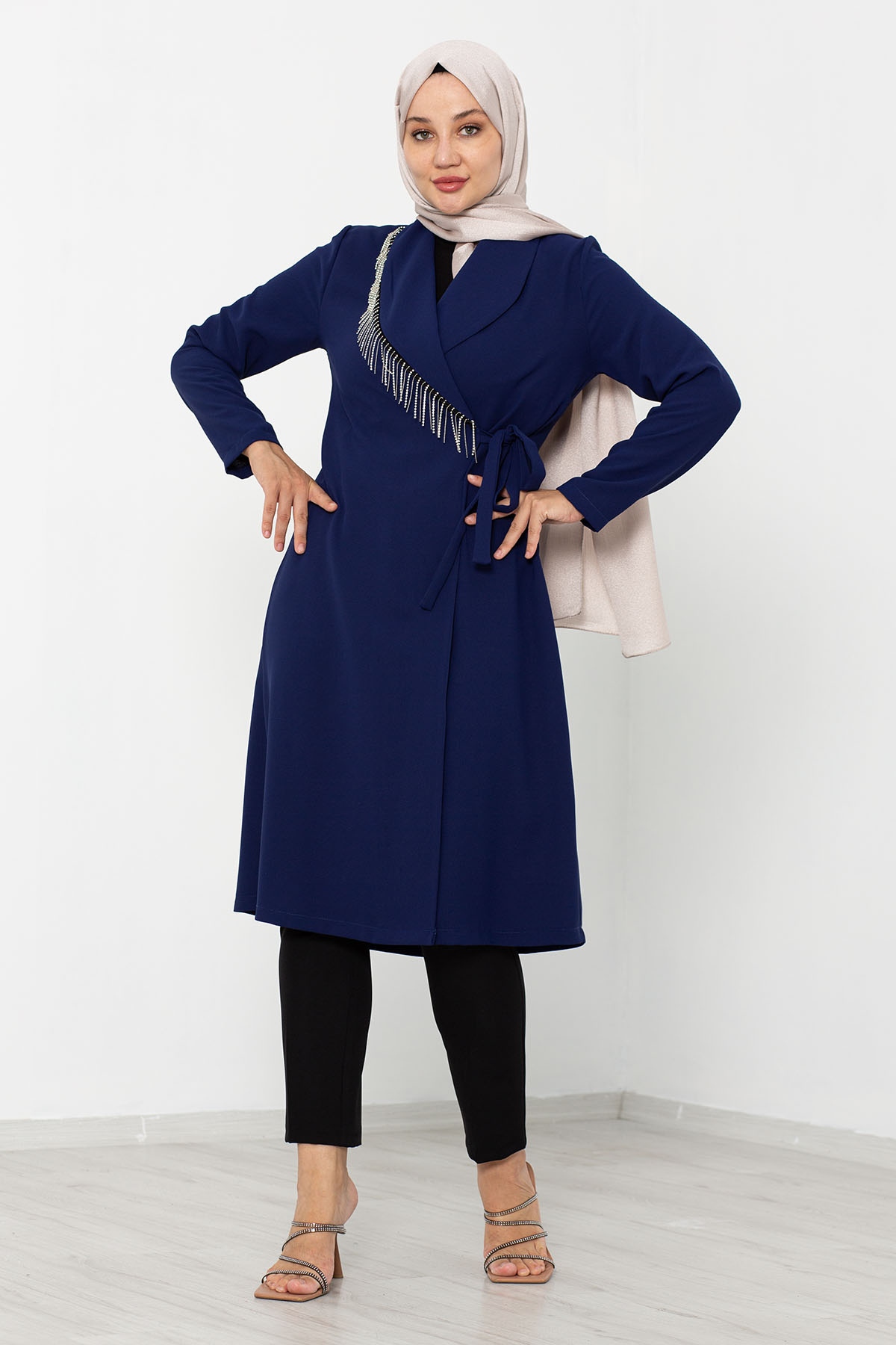 7636 Ceket 40-48 - Lacivert - 1