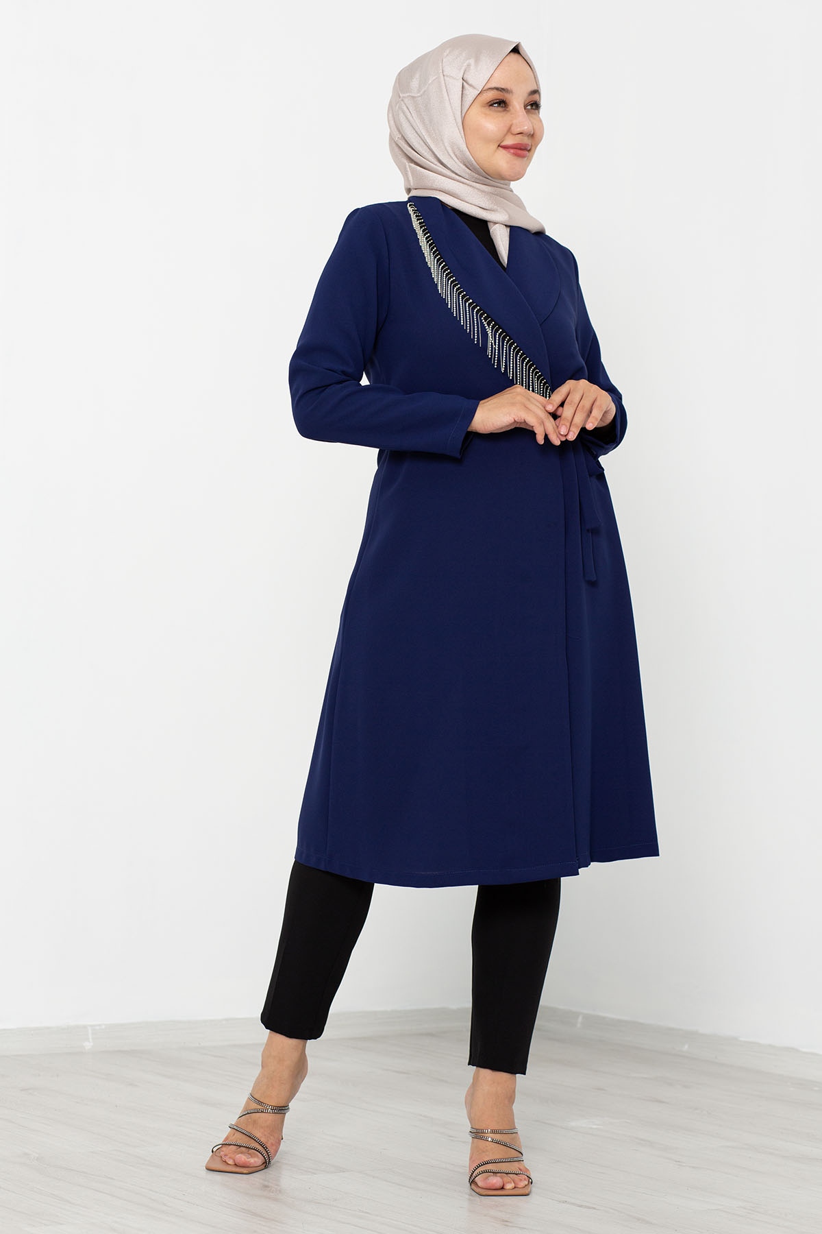 7636 Ceket 40-48 - Lacivert - 3