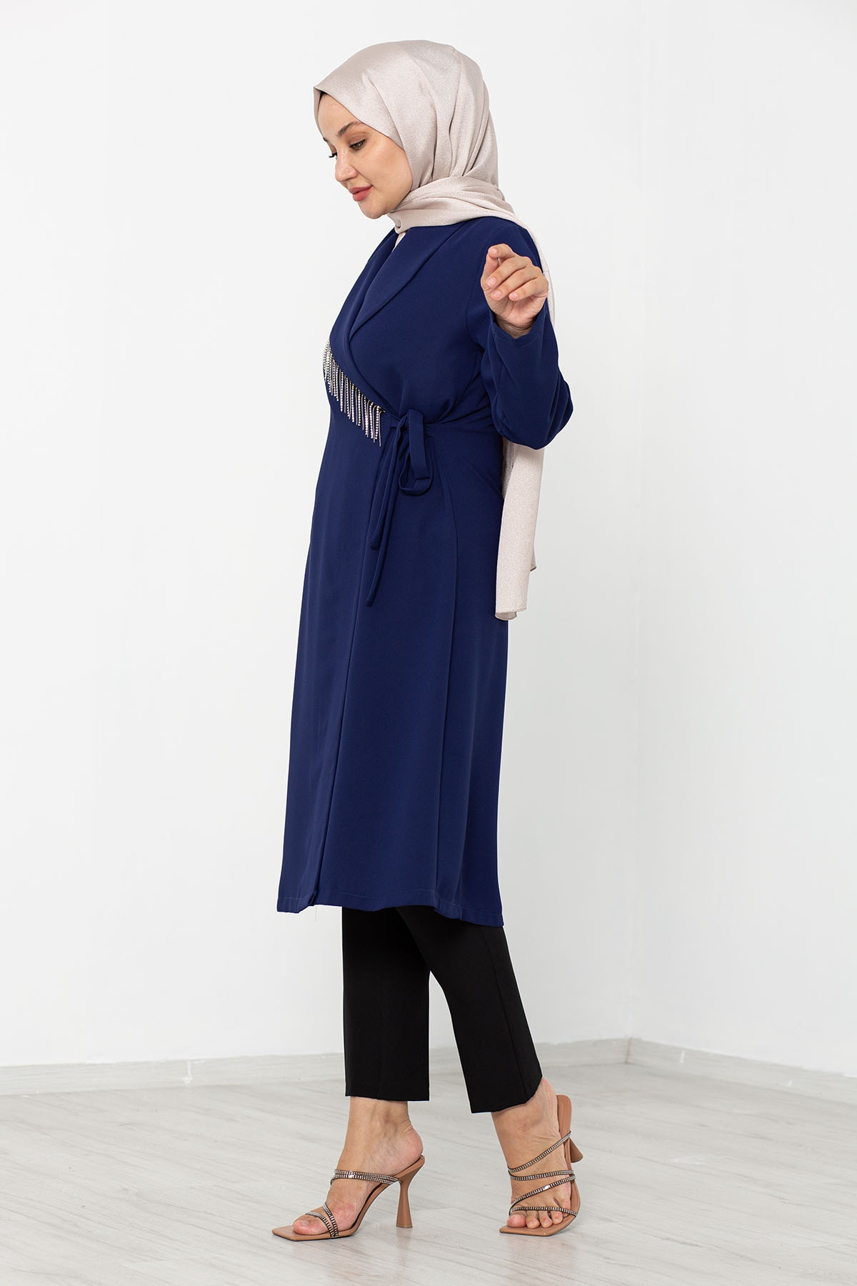 7636 Ceket 40-48 - Lacivert - 4