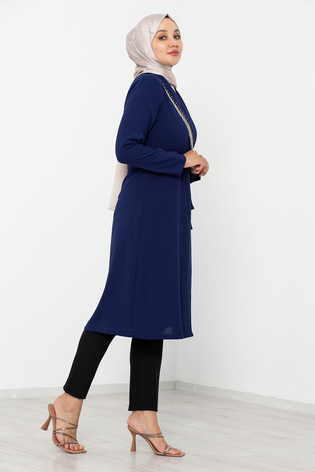 7636 Ceket 40-48 - Lacivert - 5