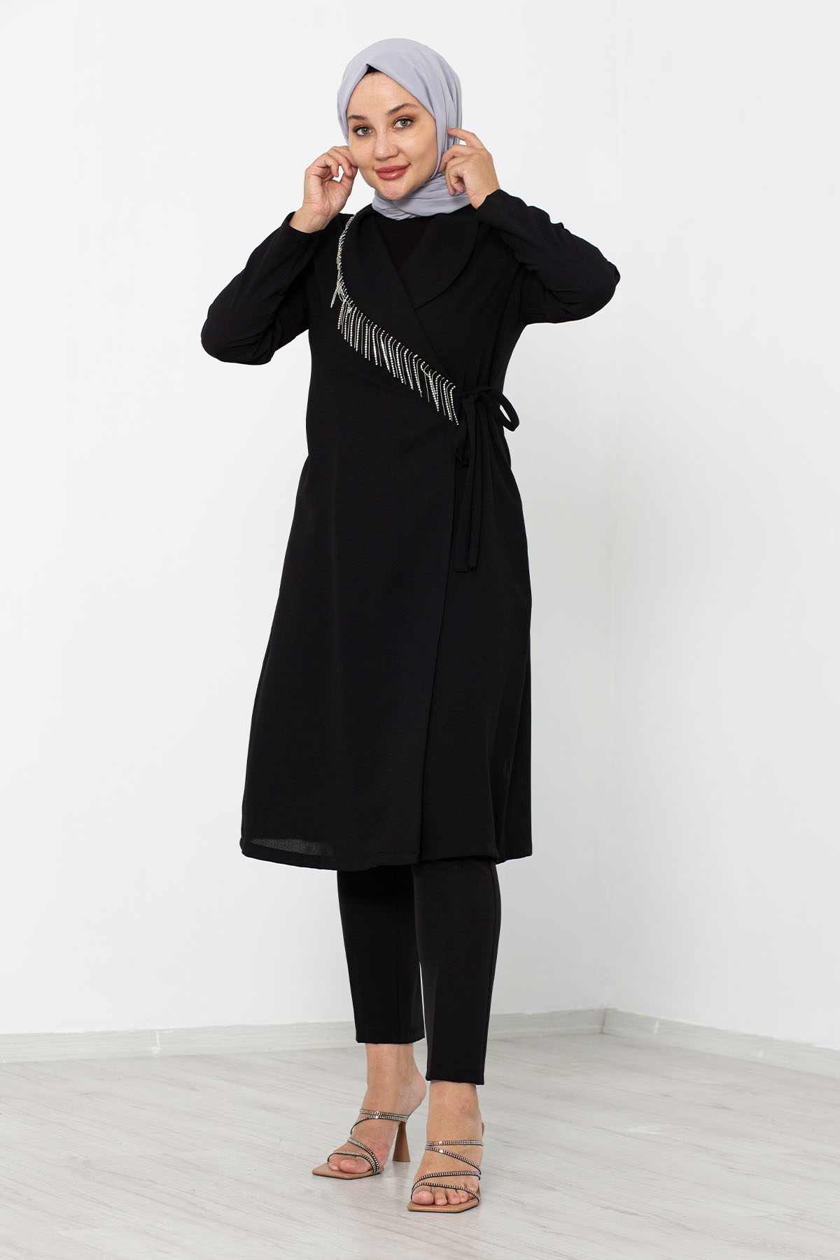 7636 Ceket 40-48 - Siyah - 1