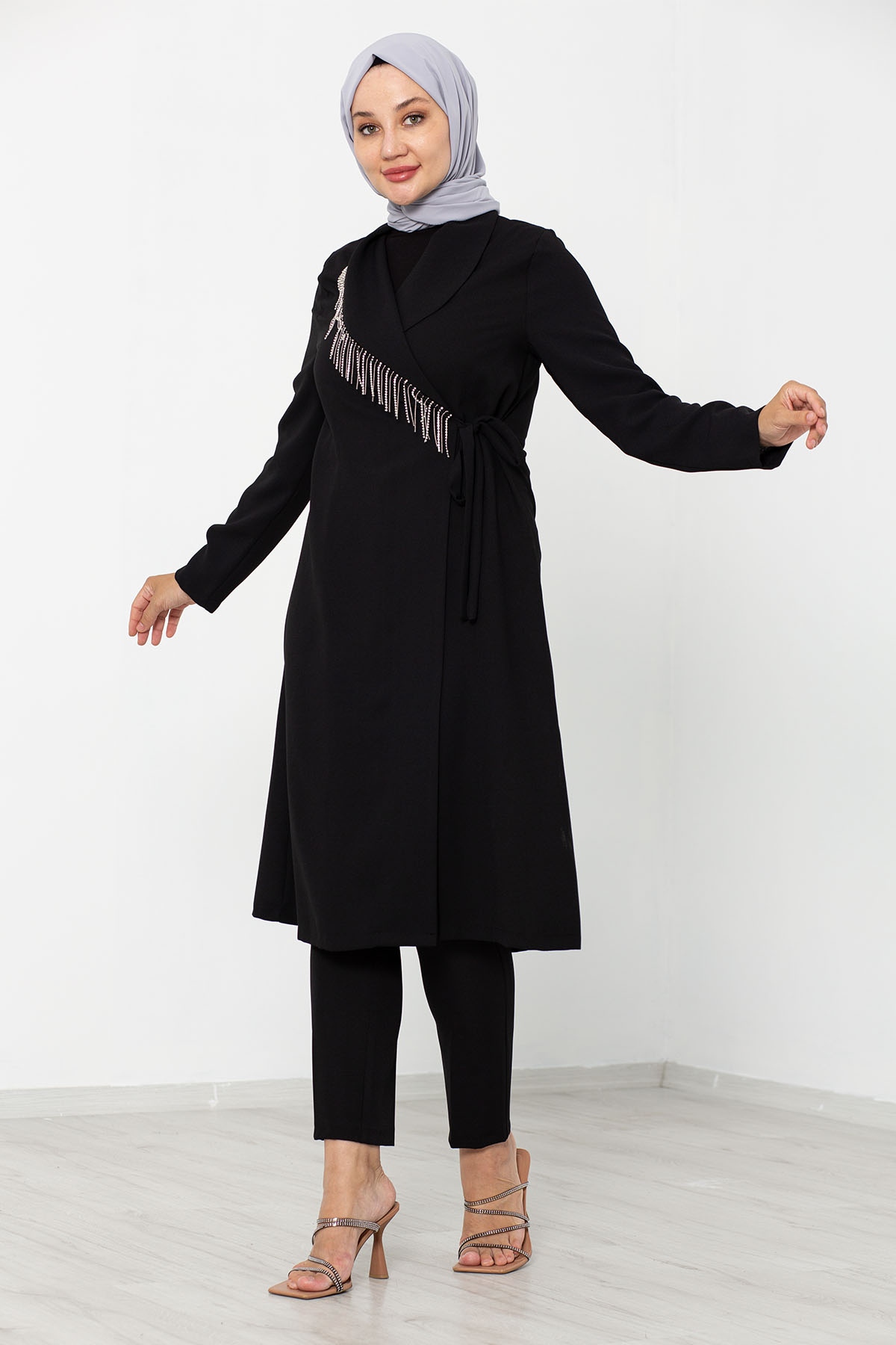 7636 Ceket 40-48 - Siyah - 2