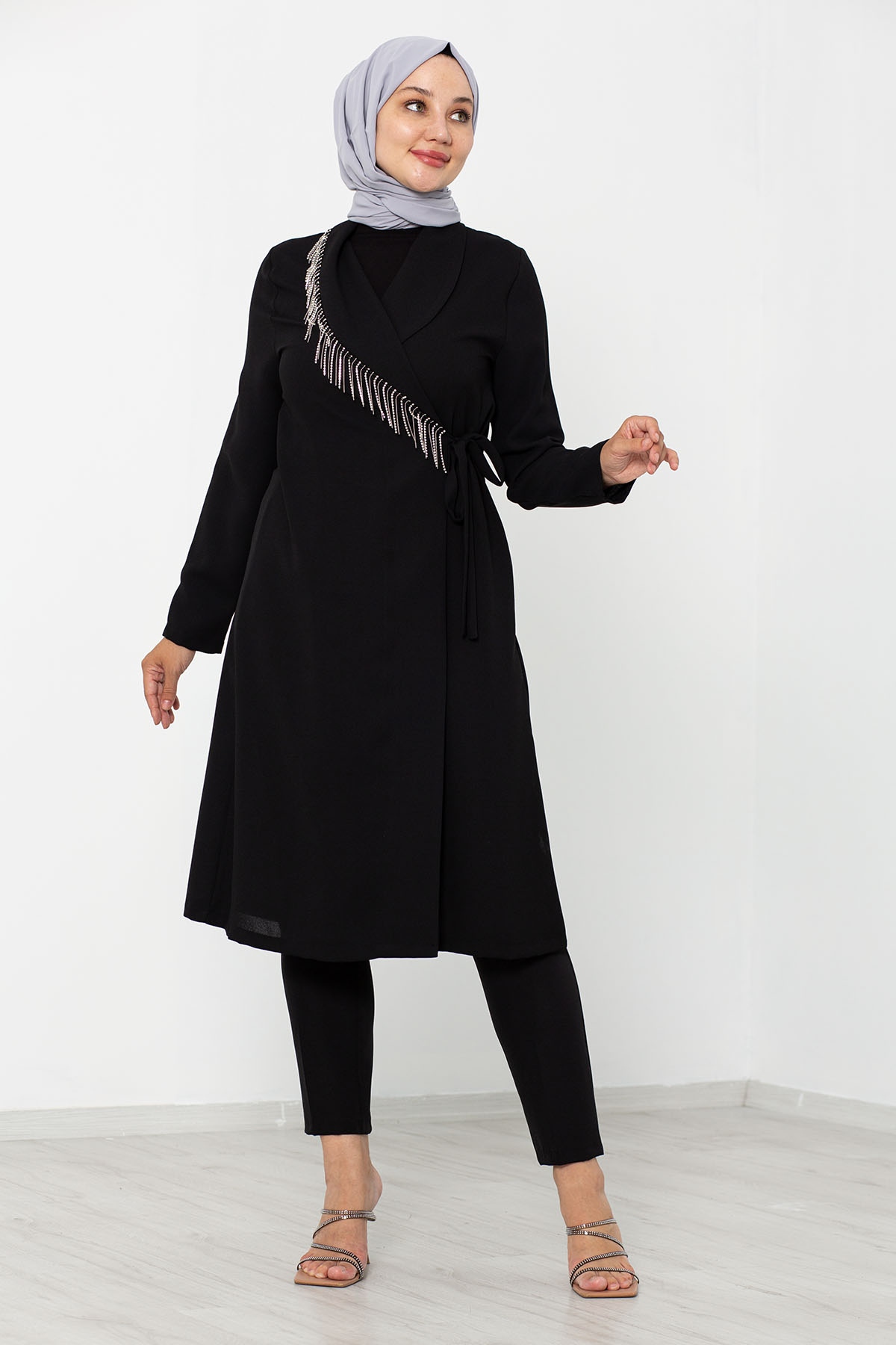 7636 Ceket 40-48 - Siyah - 3