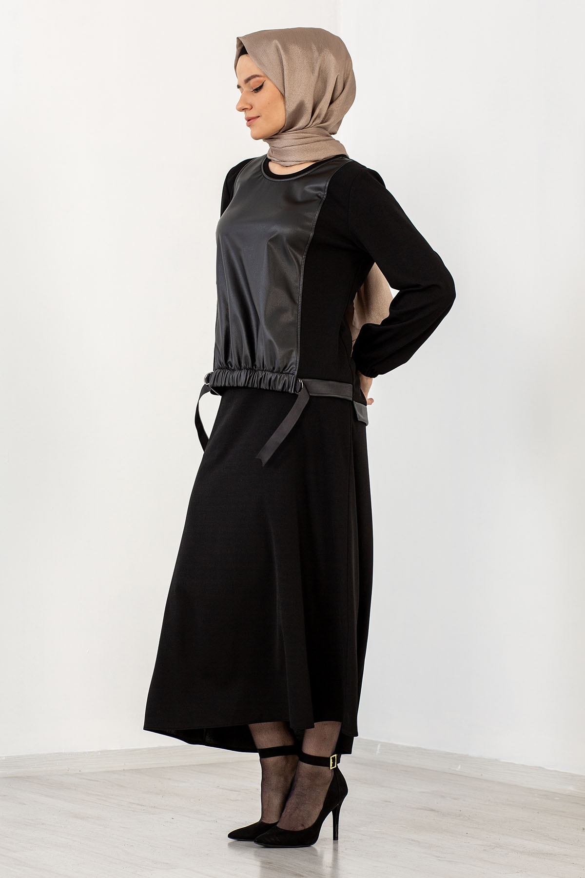 7649 E. Takim 38-46 Deri - Siyah - 4