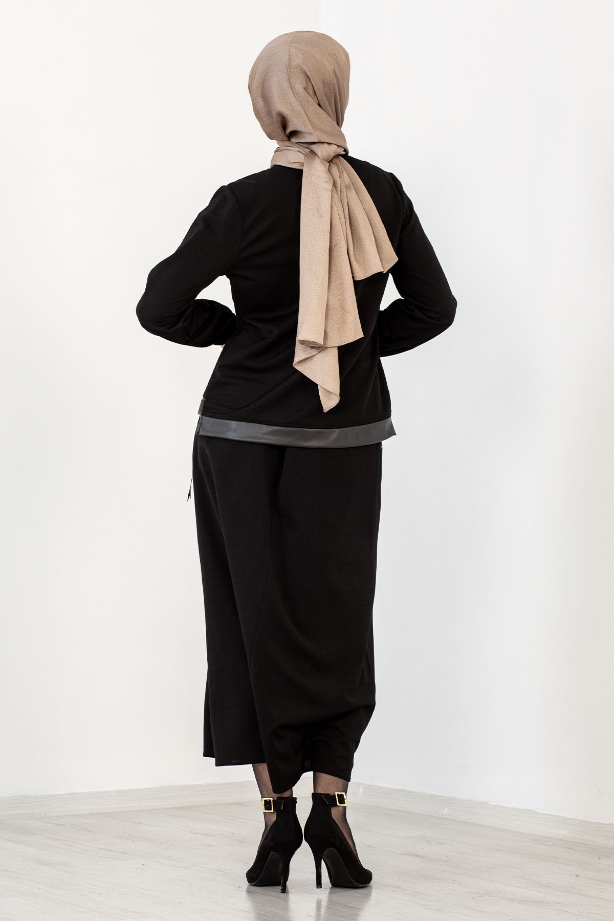 7649 E. Takim 38-46 Deri - Siyah - 5