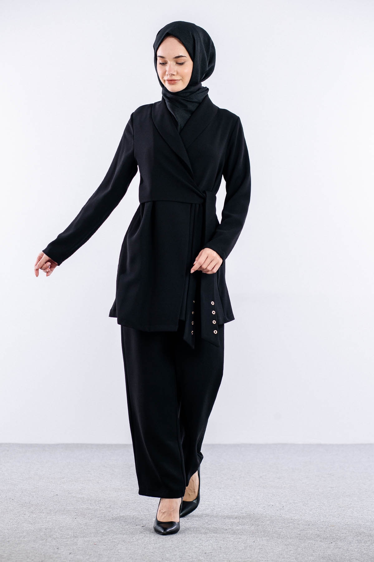 7656 Takim 38-46 - Siyah - 4