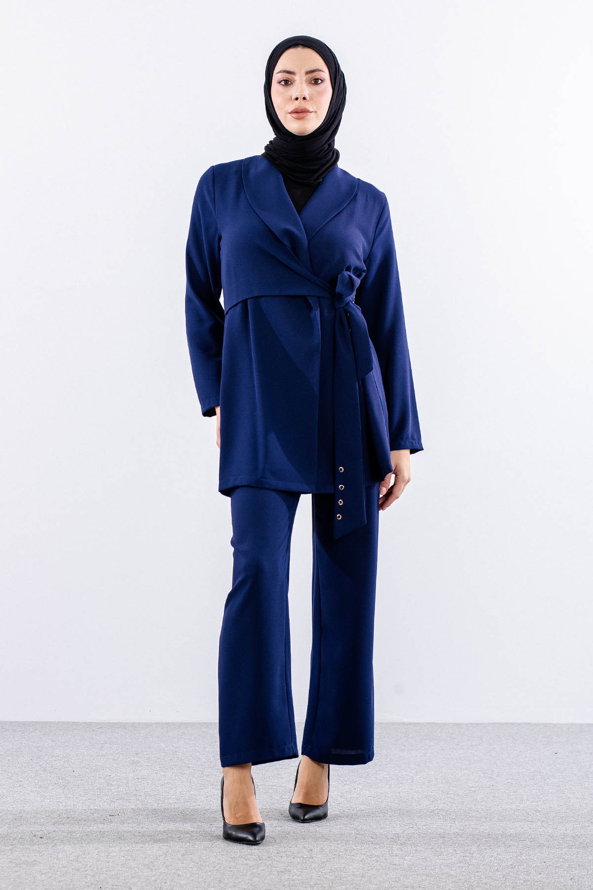 7656 Takim 40-48 Bagcikli Kuzgozu Detay - Sax - 3