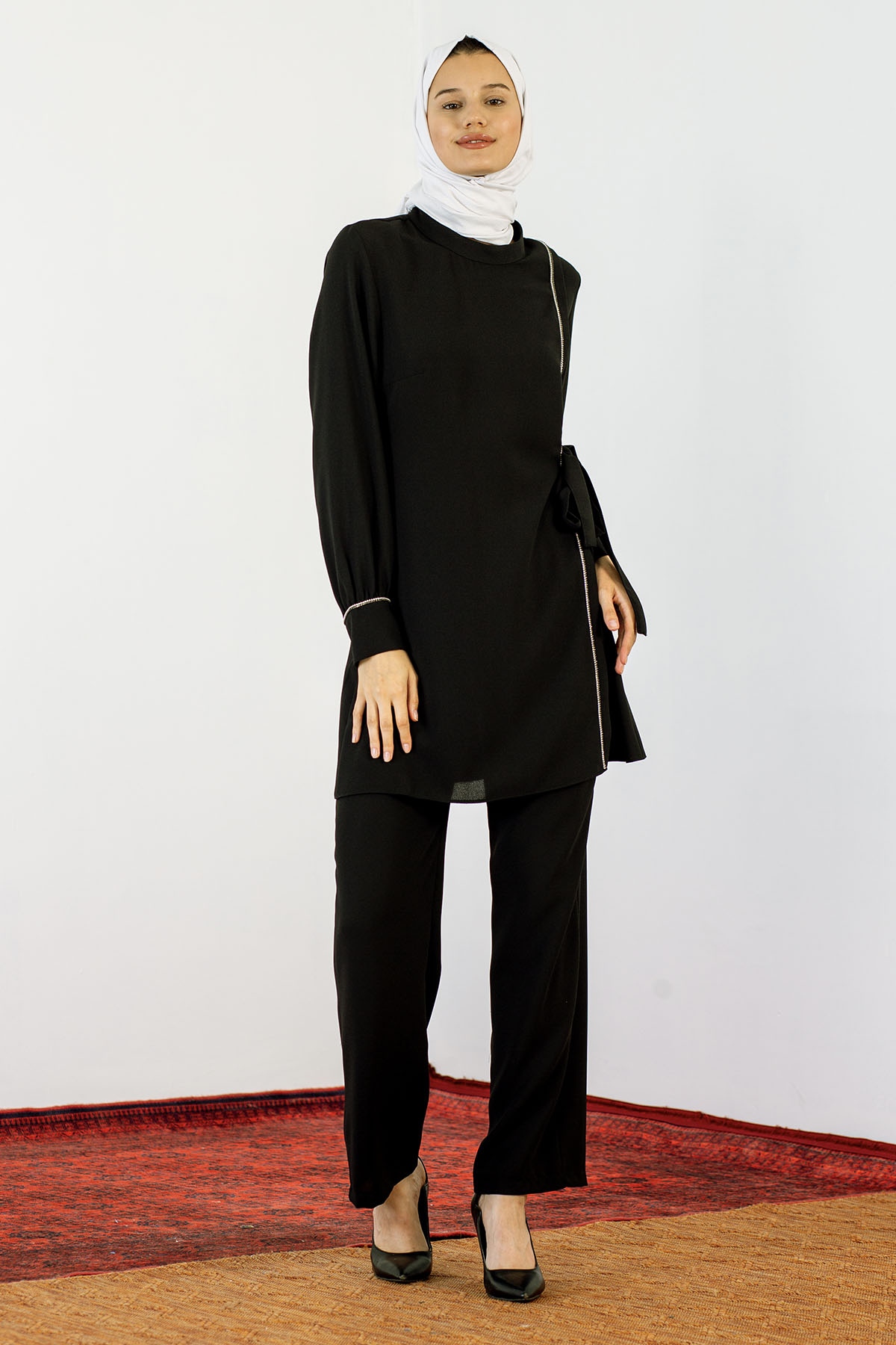 7657 Takim 40-48 - Siyah - 1