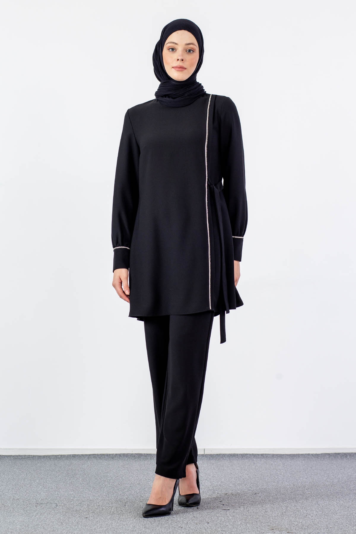 7657 Takim 40-48 - Siyah - - 1