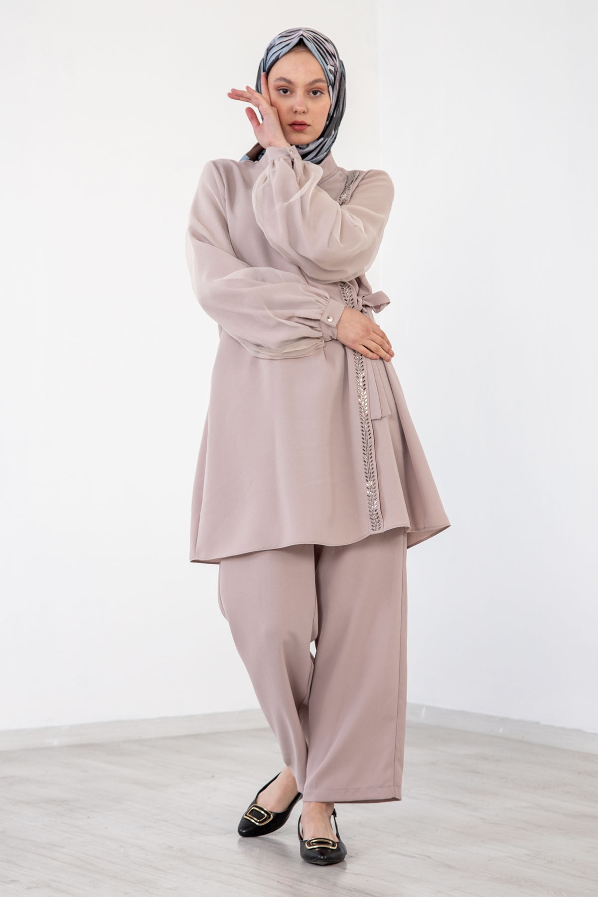 7658 Takim 40-48 Tül - Tas - 3