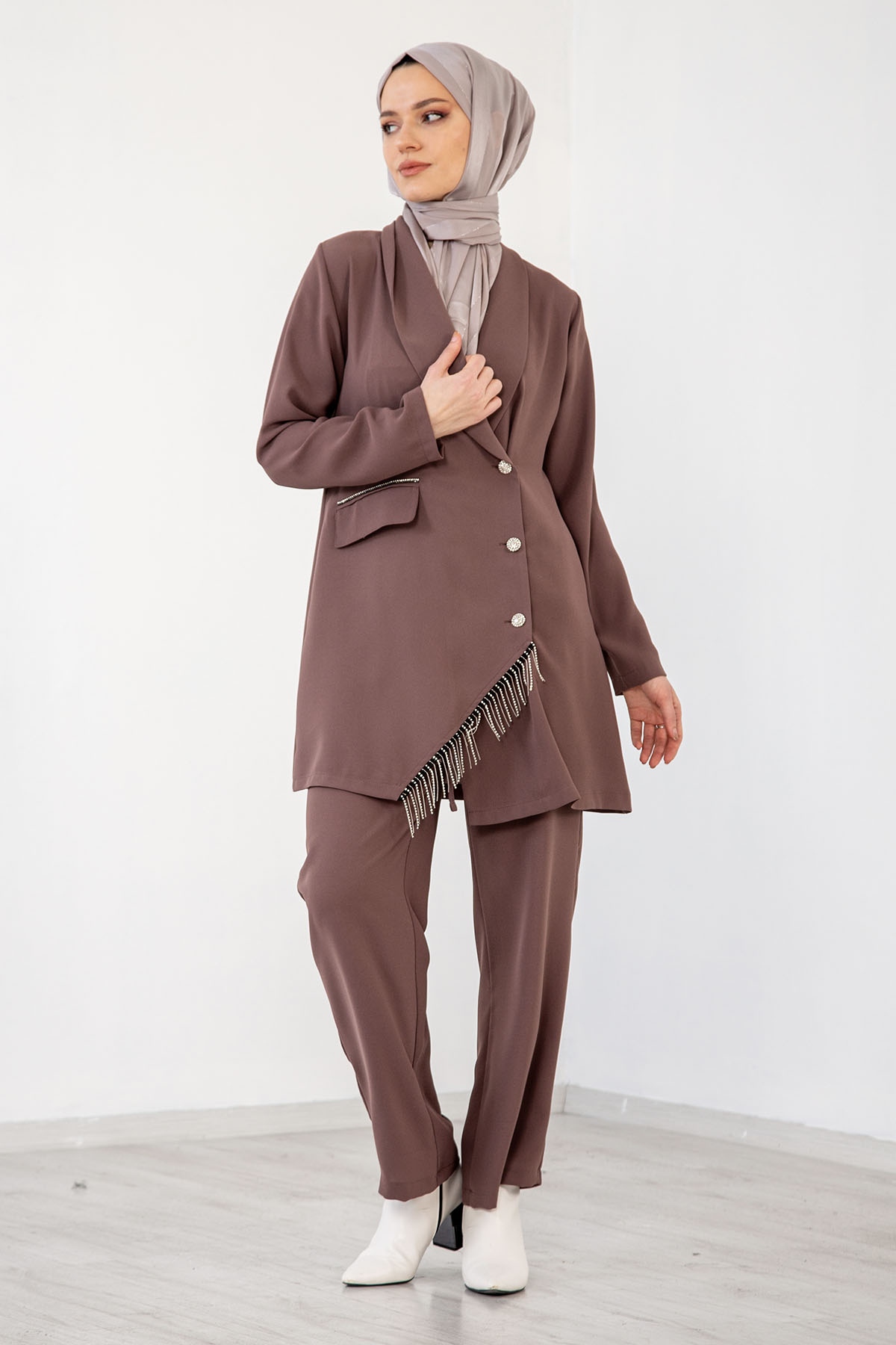 7659 Takim 40-48 - Kahve - 2