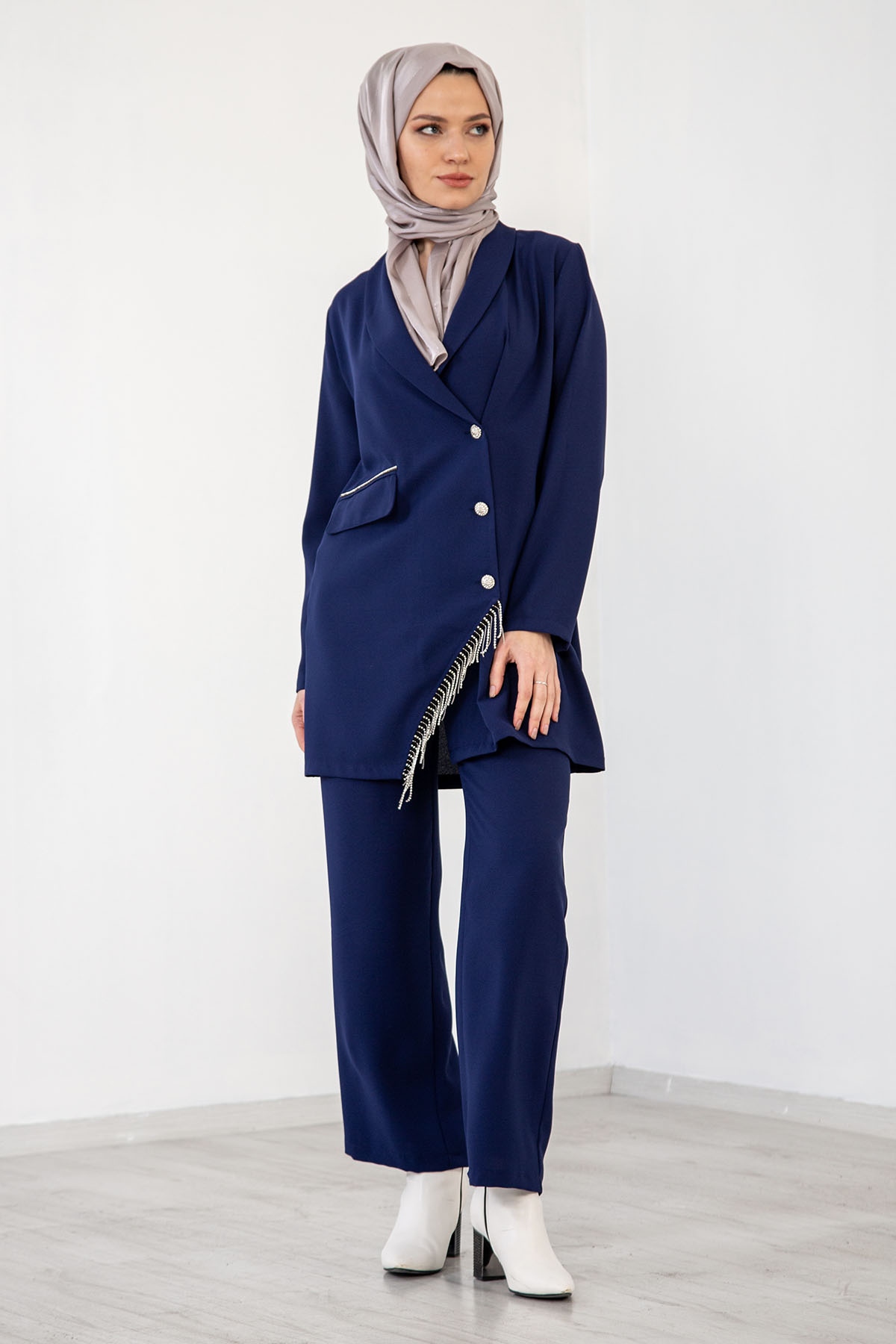 7659 Takim 40-48 - Lacivert - 3