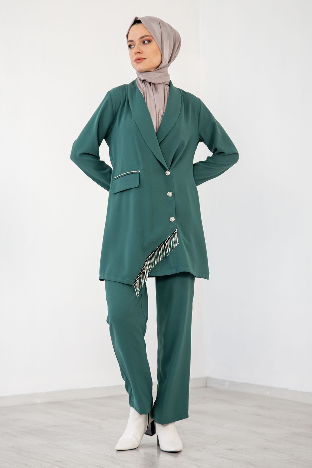 7659 Takim 40-48 - Yesil - 2