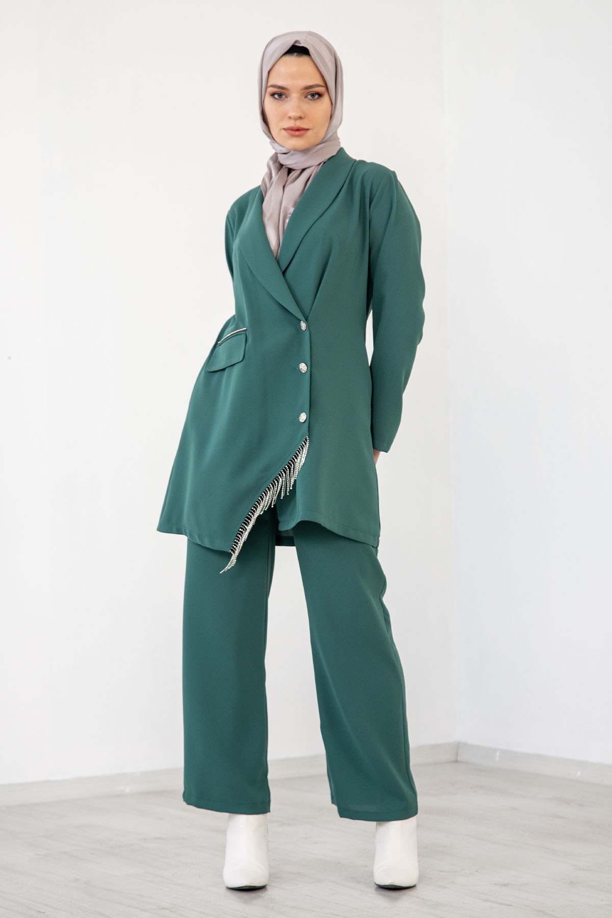 7659 Takim 40-48 - Yesil - 3