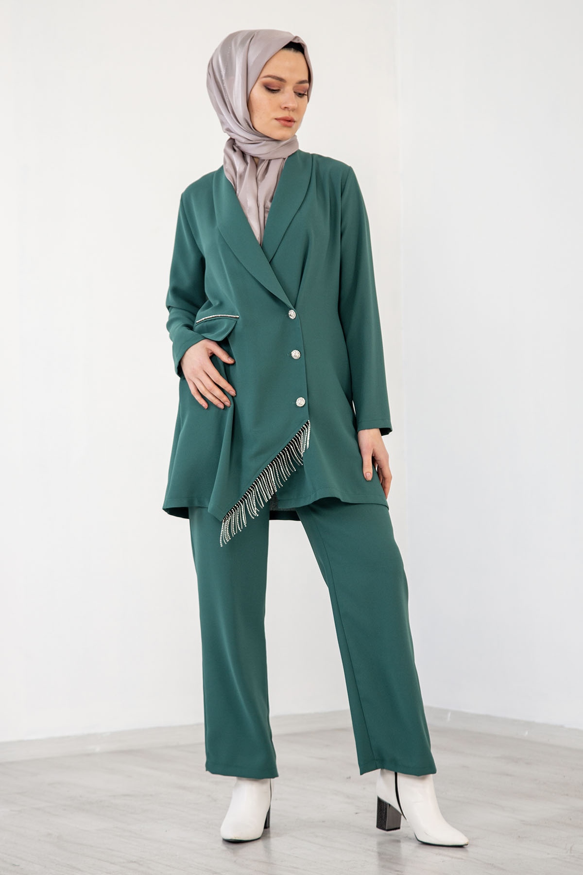 7659 Takim 40-48 - Yesil - 4